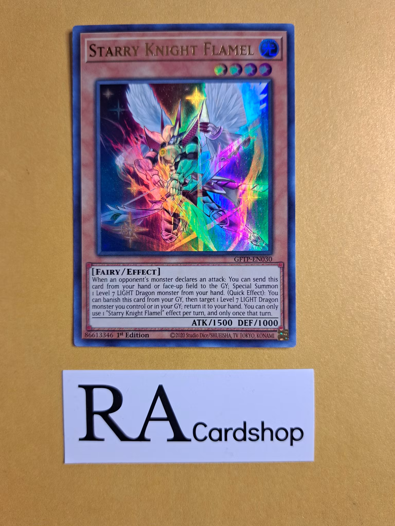 Starry Knight Flamel 1st Edition EN030 Ghosts From the Past GFTP Yu-Gi-Oh