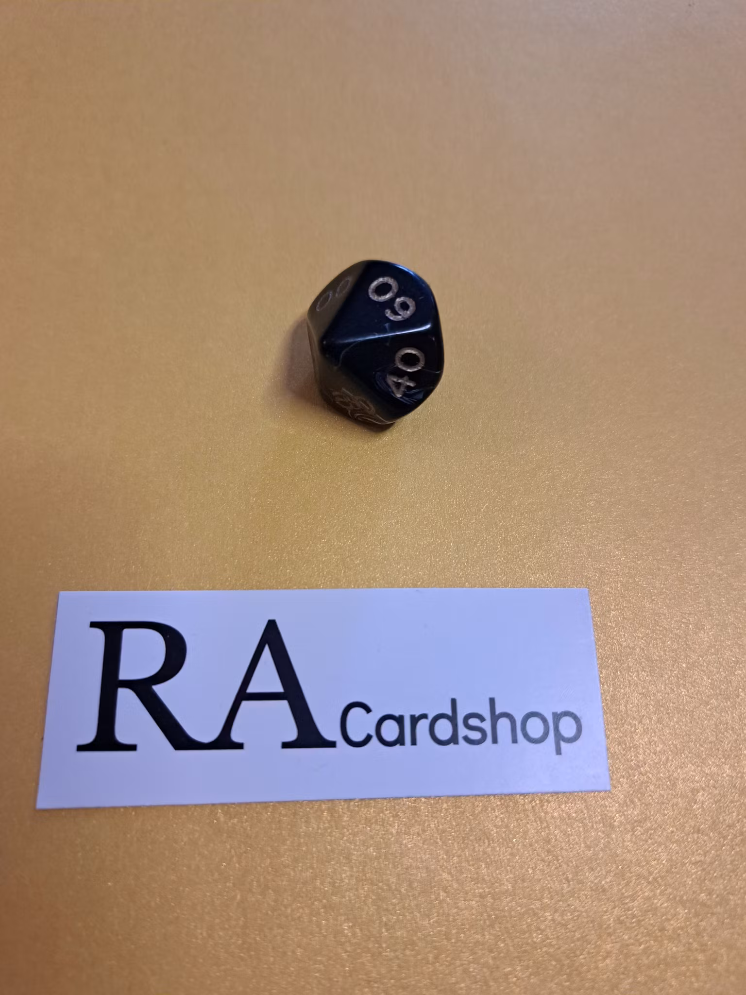 D100 Svart Vit Marble Tärning 3 x 2,5 cm