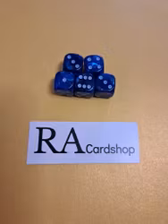 D6 Blå Tärning 1.2 x 1.2 cm