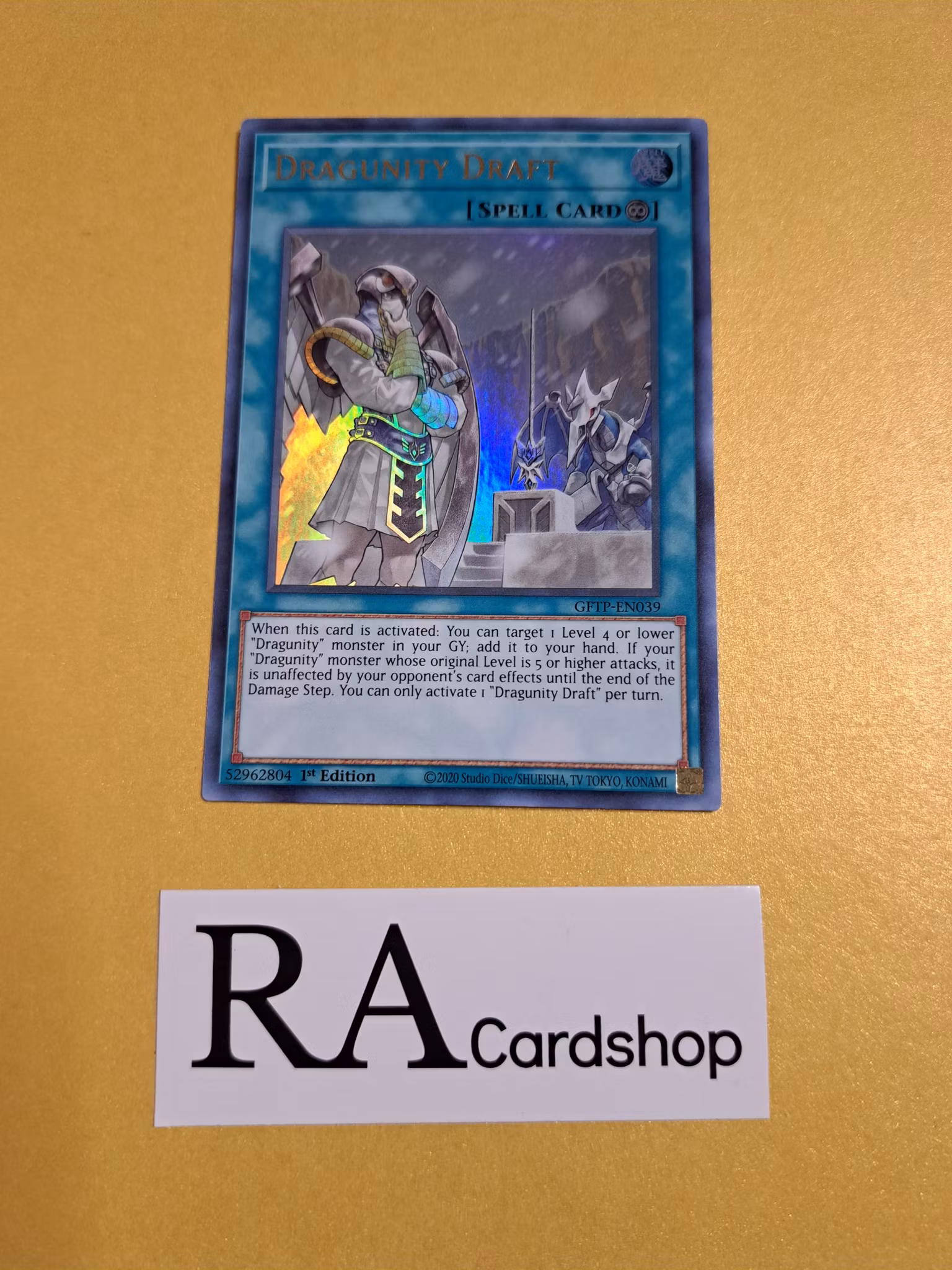 Dragunity Draft 1st Edition EN039 Ghosts From the Past GFTP Yu-Gi-Oh