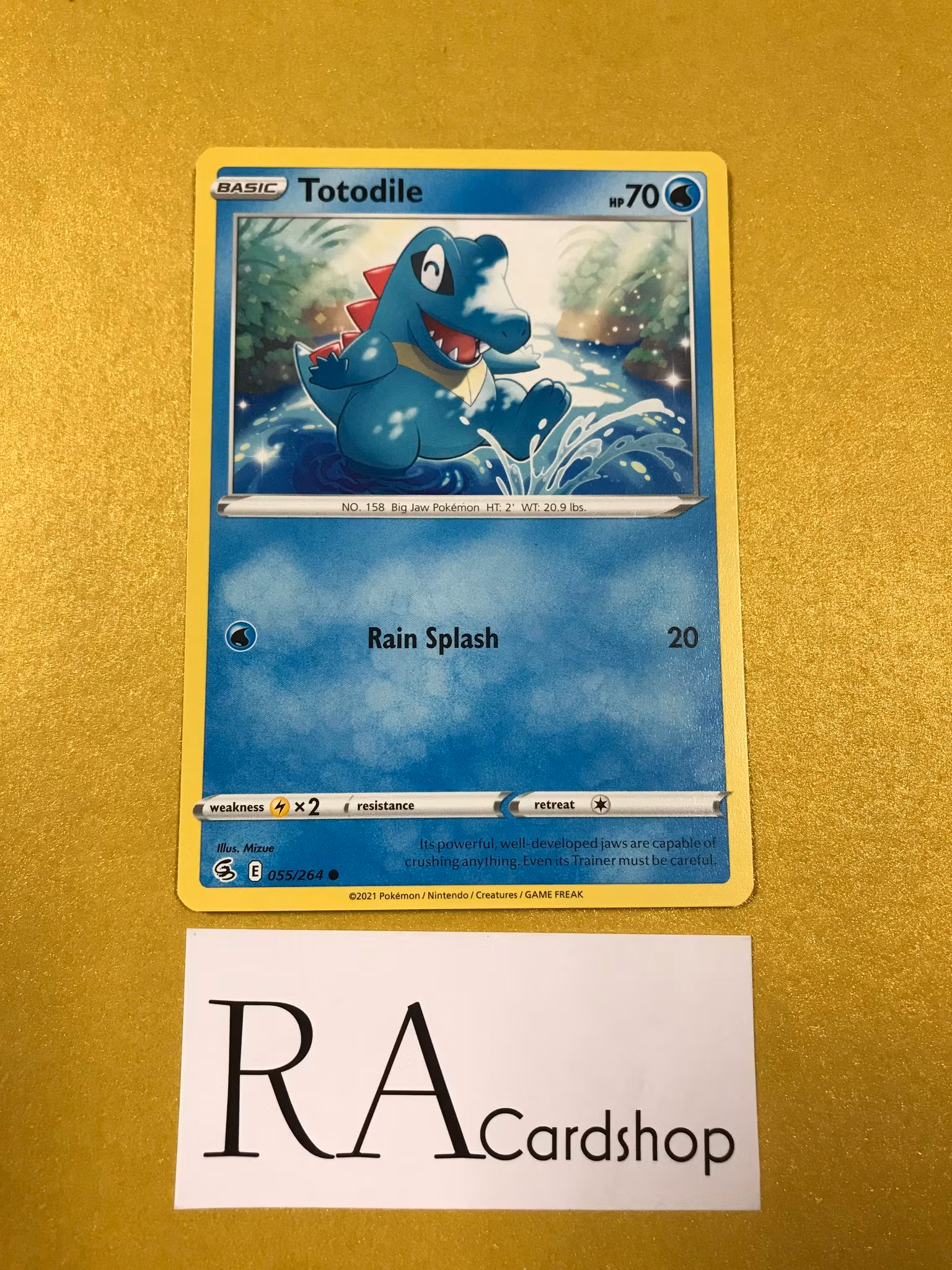 Totodile Common 055/264 Fusion Strike Pokemon