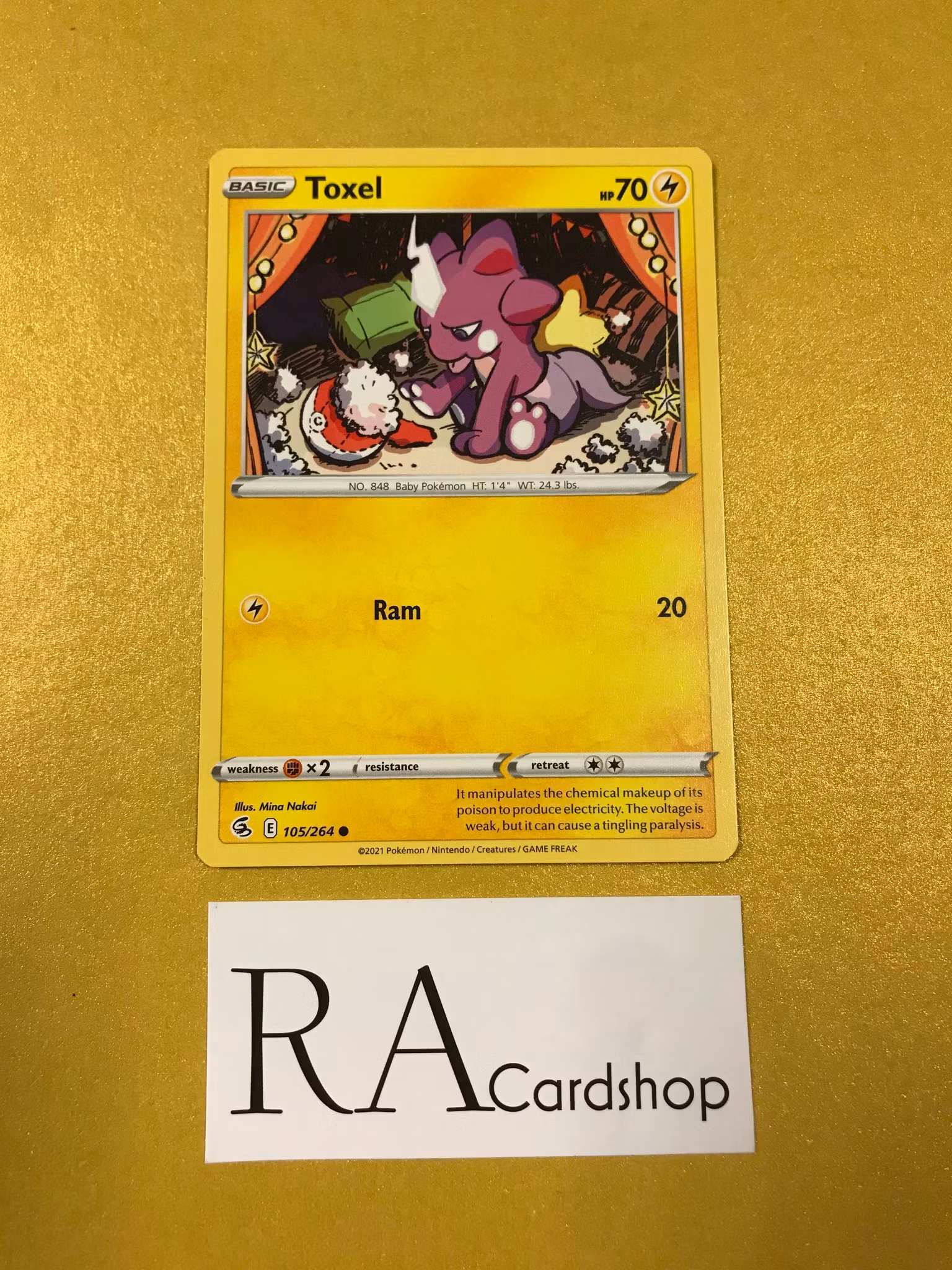 Toxel Common 105/264 Fusion Strike Pokemon