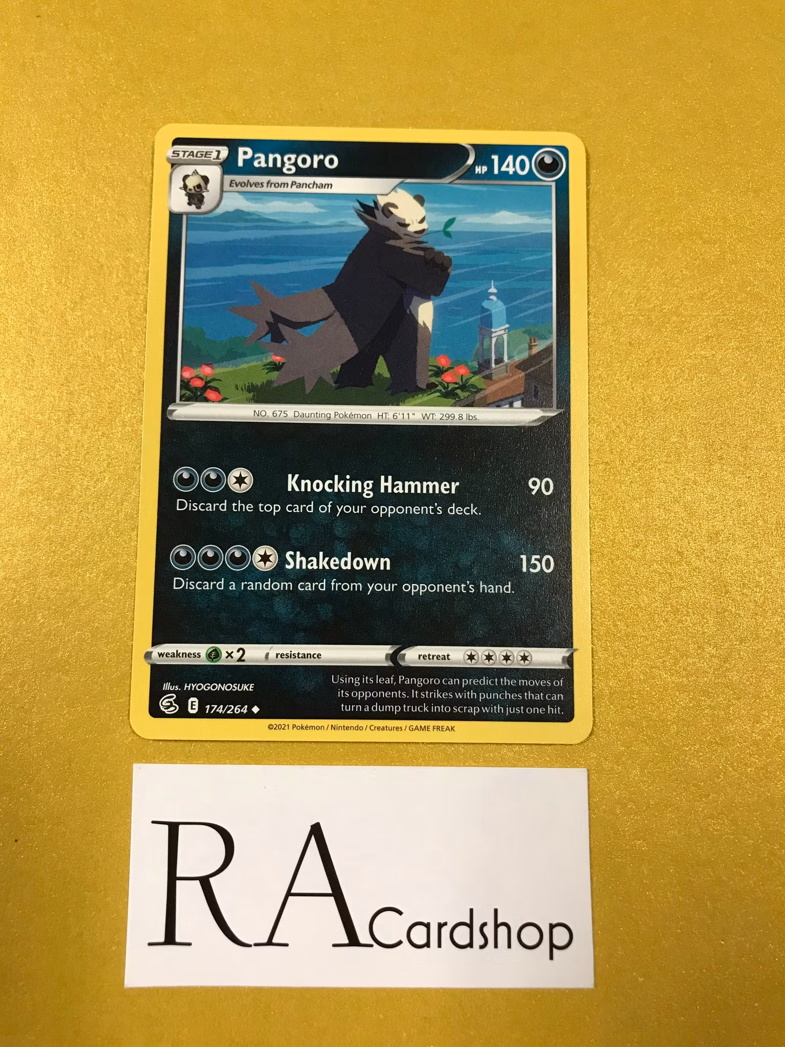 Pangoro Uncommon 174/264 Fusion Strike Pokemon