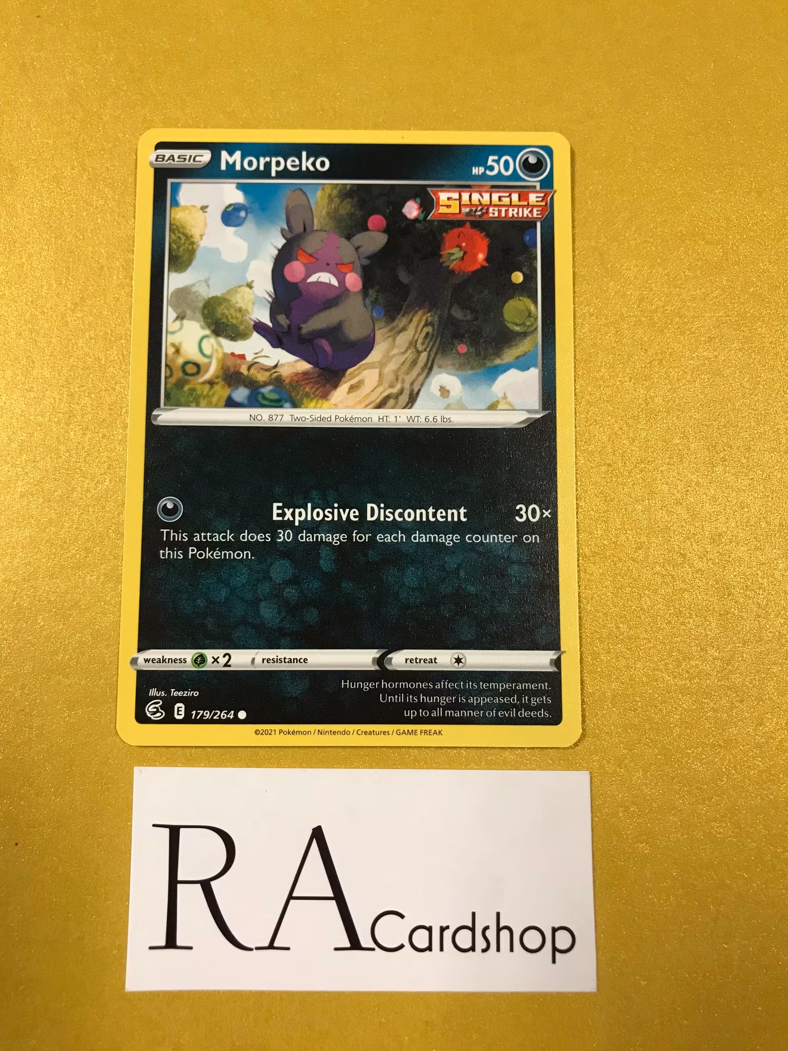 Morpeko Common 179/264 Fusion Strike Pokemon
