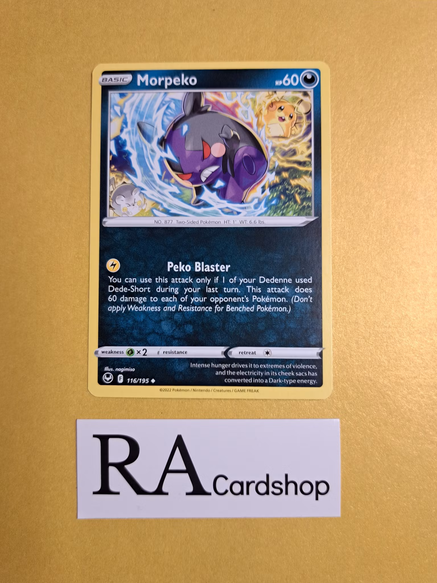 Morpeko Uncommon 116/195 Silver Tempest Pokemon