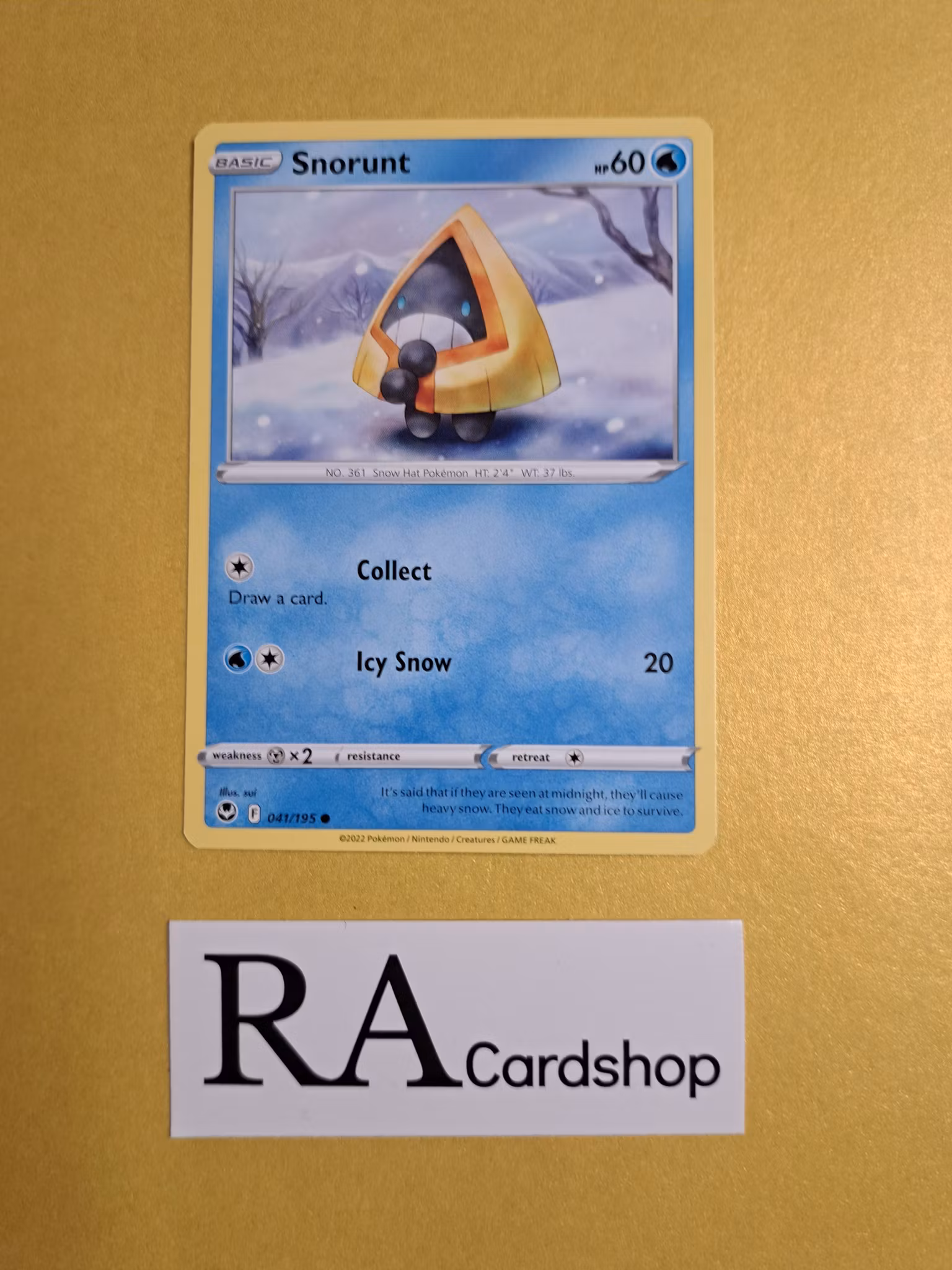 Snorunt Common 041/195 Silver Tempest Pokemon