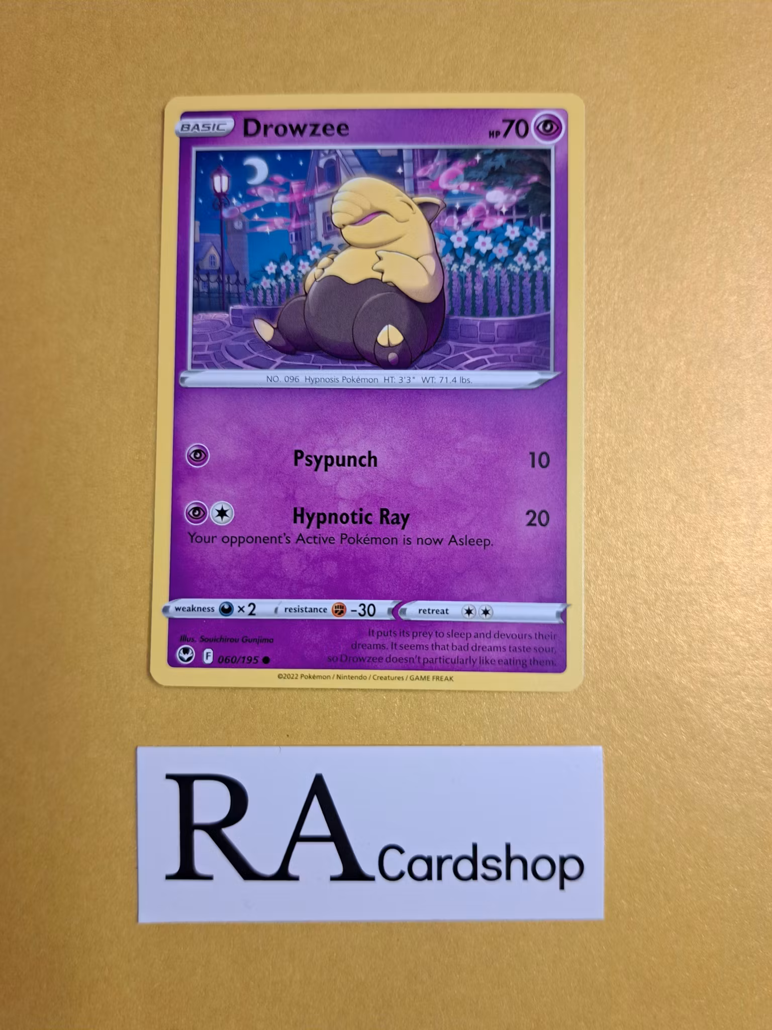 Drowzee Common 060/195 Silver Tempest Pokemon