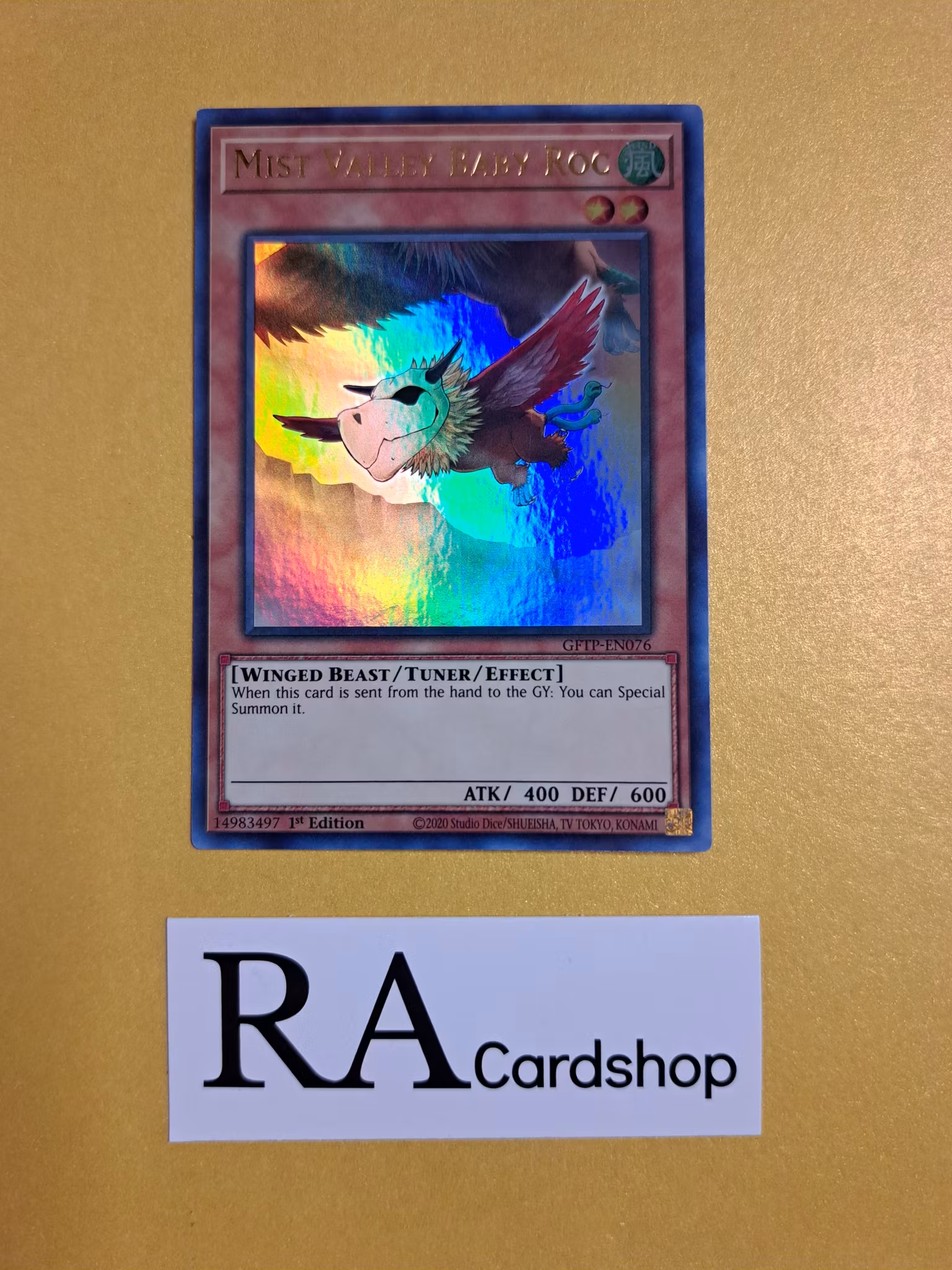 Mist Valley Baby Roc 1st Edition EN076 Ghosts From the Past GFTP Yu-Gi-Oh