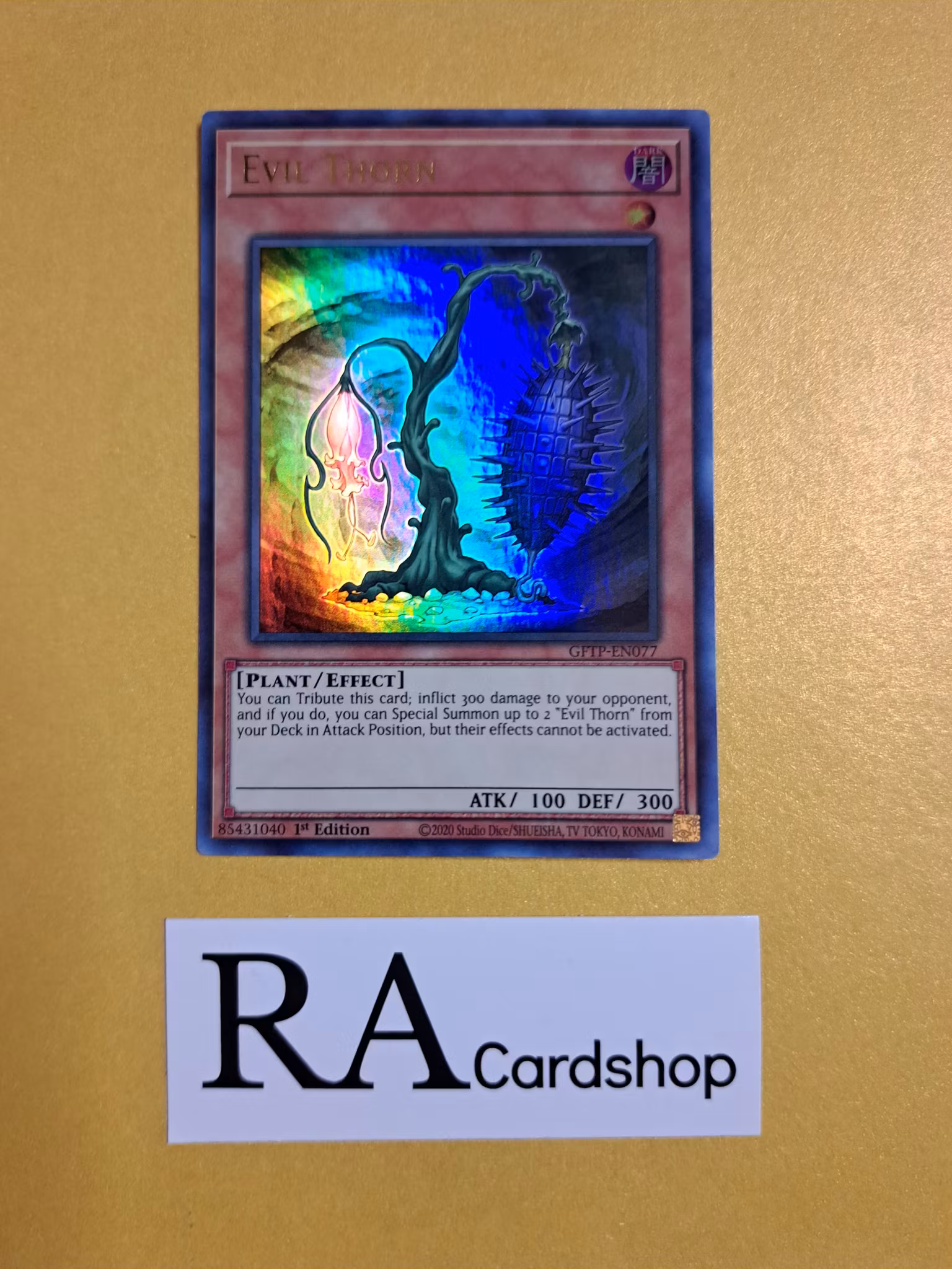 Evil Thorn 1st Edition EN077 Ghosts From the Past GFTP Yu-Gi-Oh