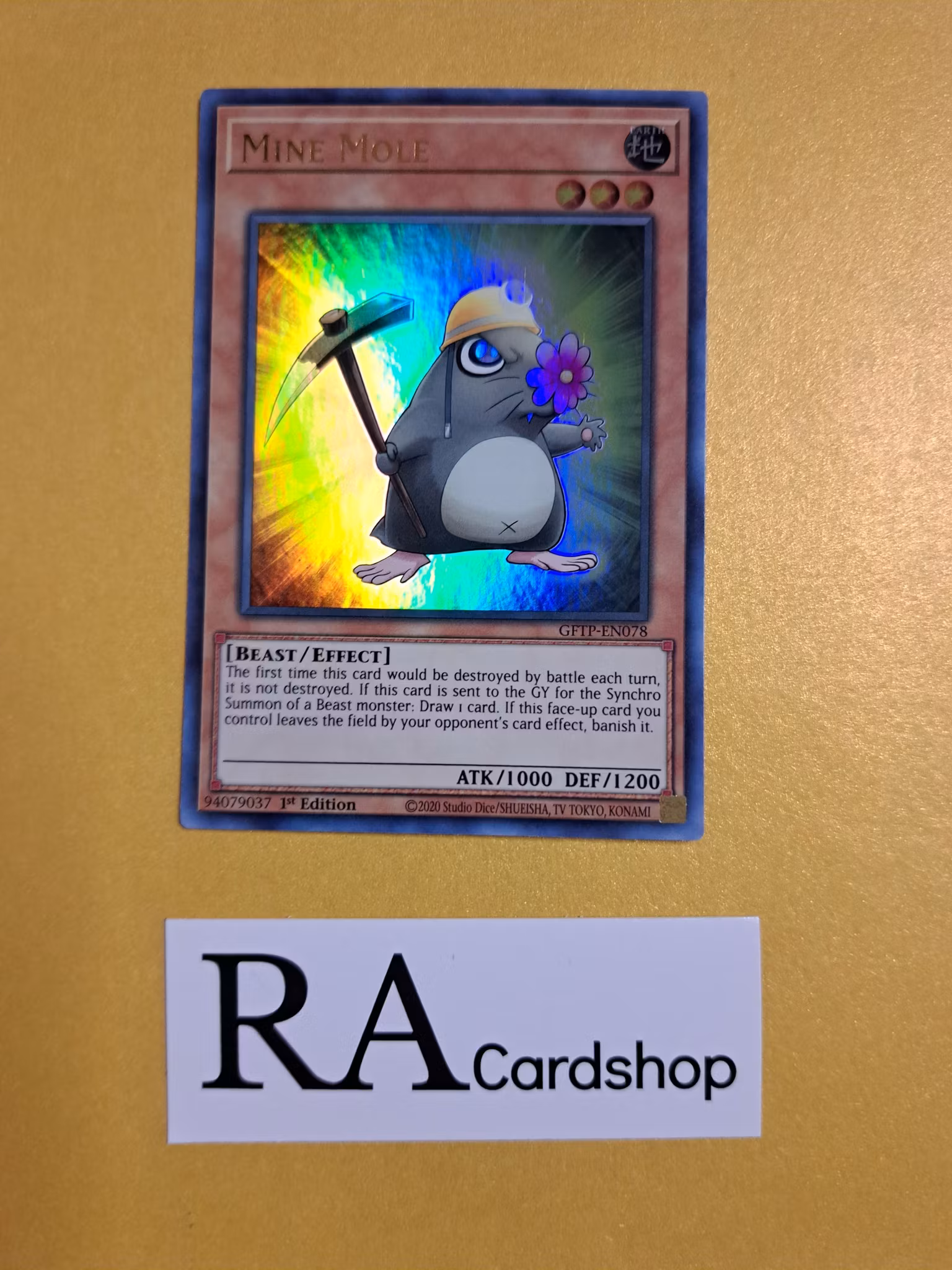 Mine Mole 1st Edition EN078 Ghosts From the Past GFTP Yu-Gi-Oh