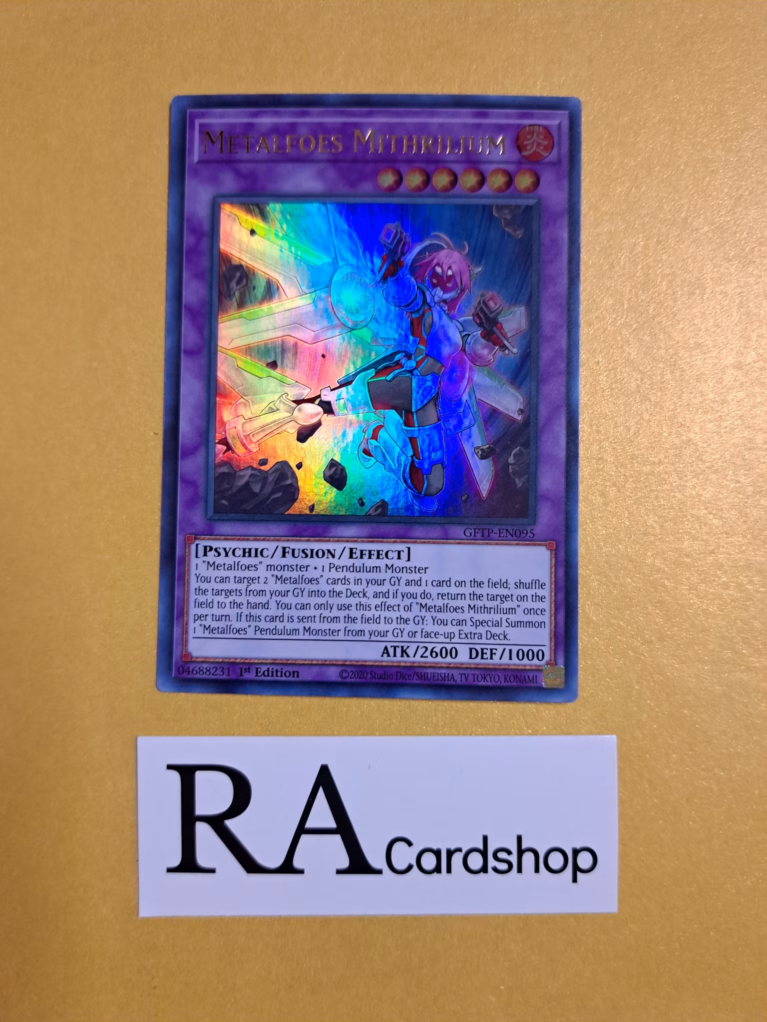 Metalfoes Mithrilium 1st Edition EN095 Ghosts From the Past GFTP Yu-Gi-Oh