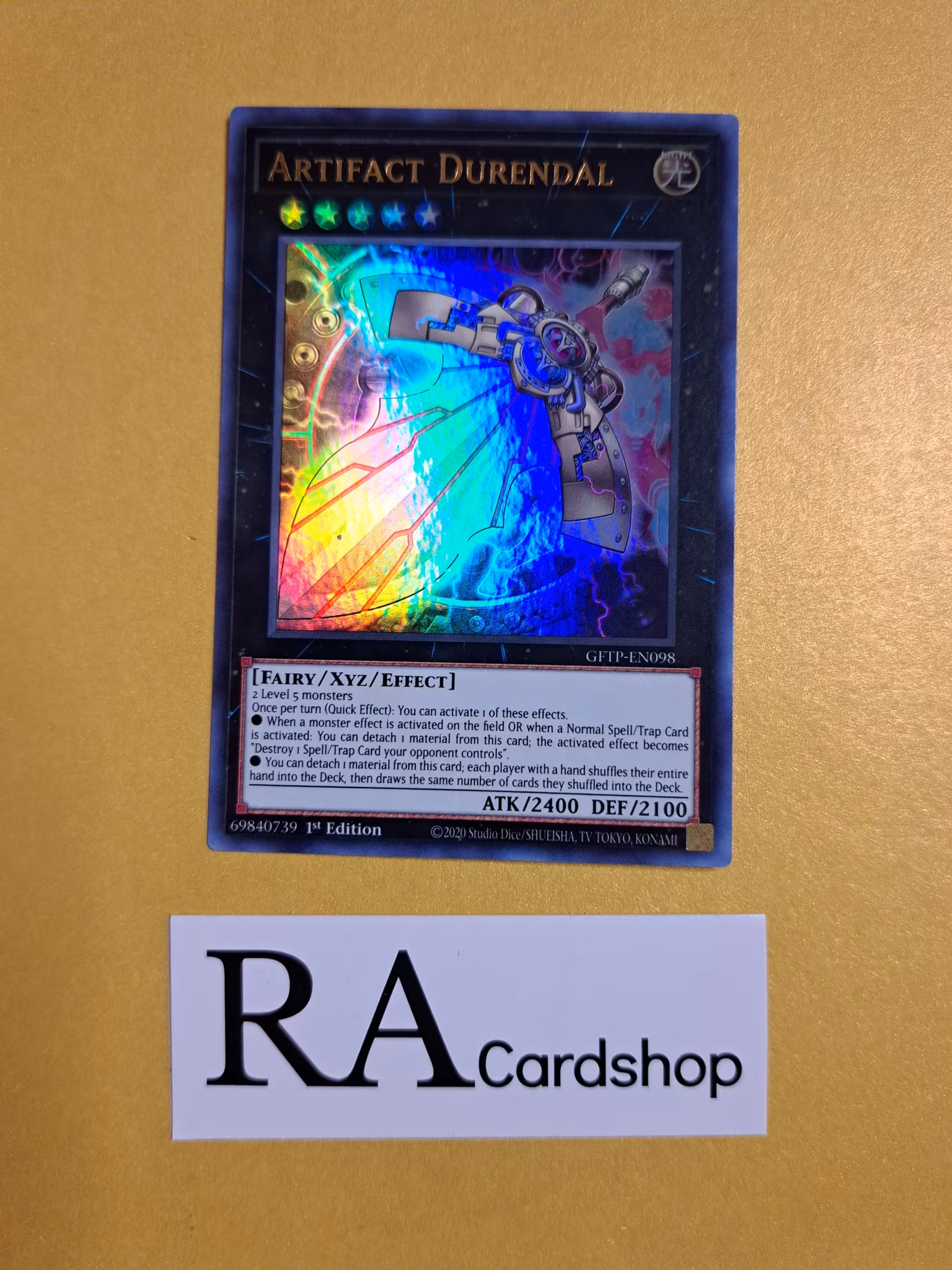 Artifact Durendal 1st Edition EN098 Ghosts From the Past GFTP Yu-Gi-Oh