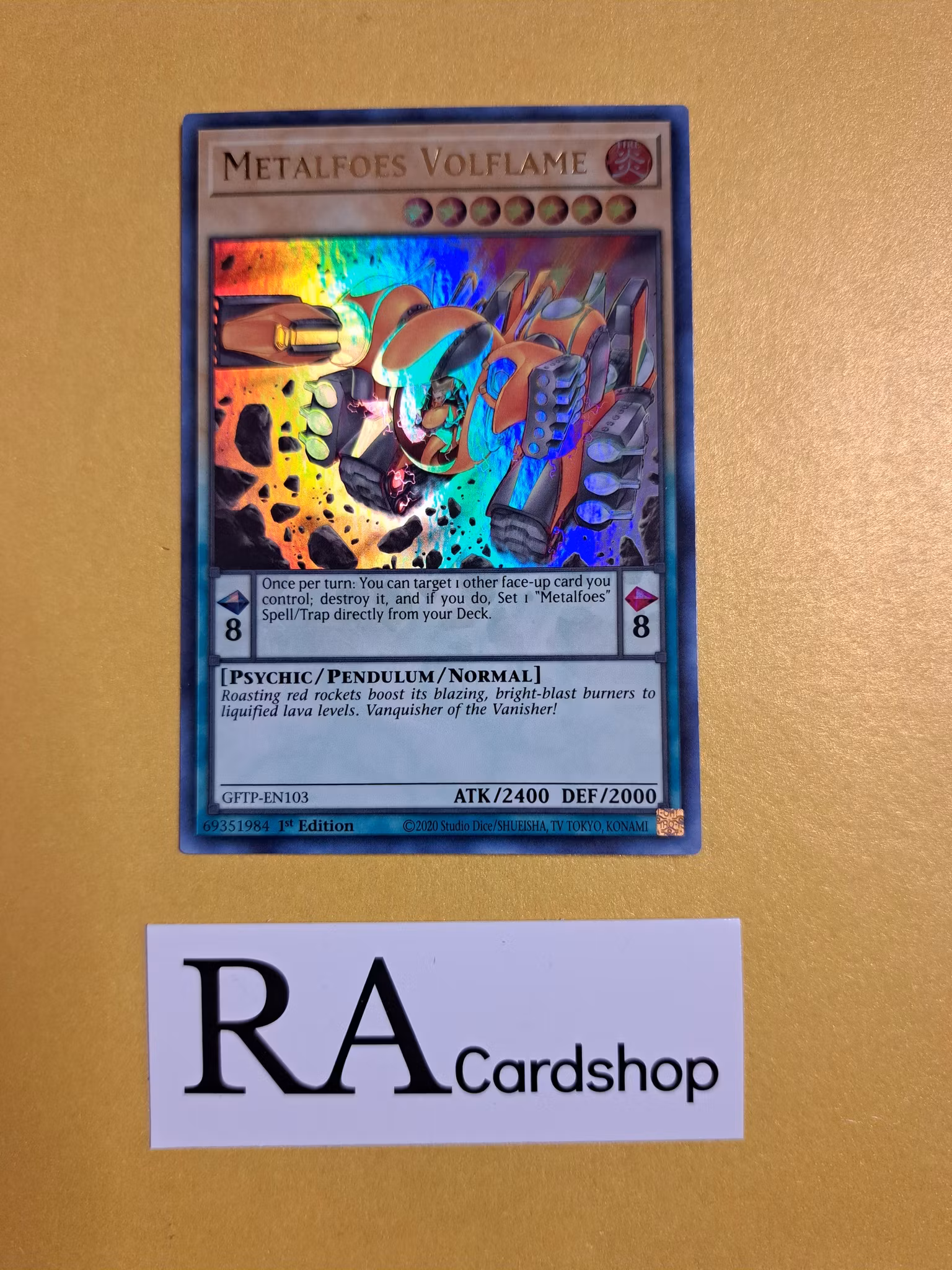 Metalfoes Volflame 1st Edition EN103 Ghosts From the Past GFTP Yu-Gi-Oh