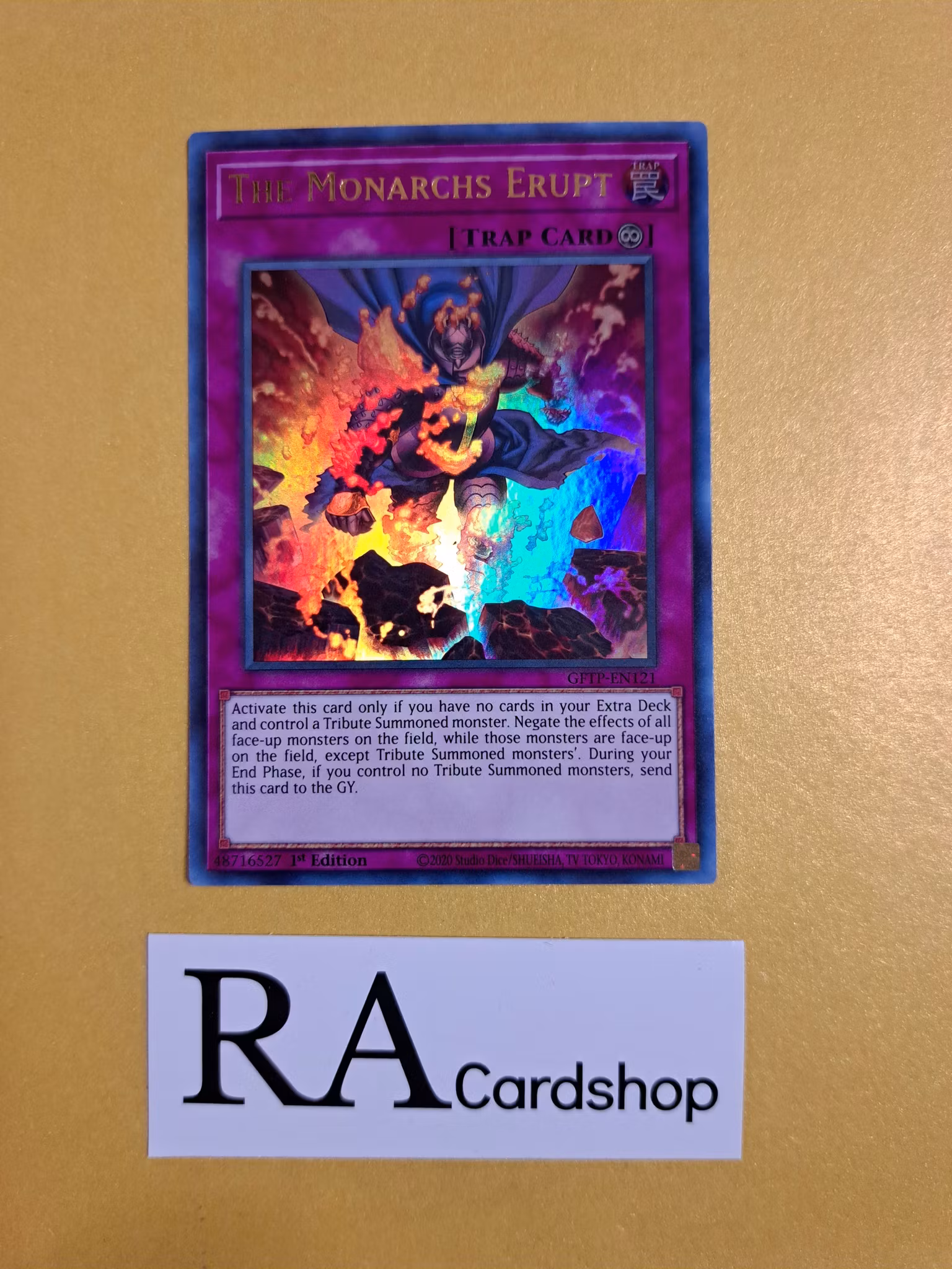 The Monarchs Erupt 1st Edition EN121 Ghosts From the Past GFTP Yu-Gi-Oh