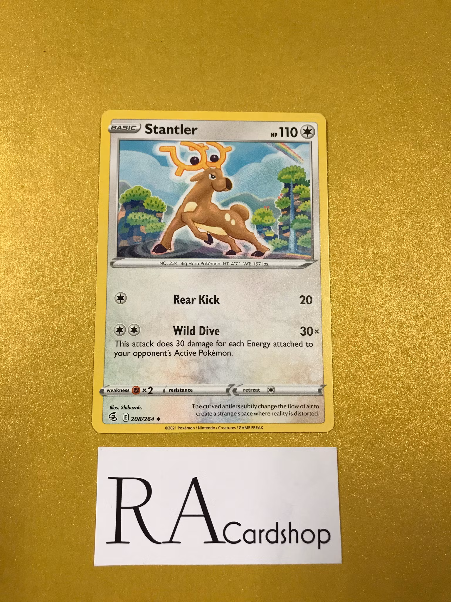 Stantler Uncommon 208/264 Fusion Strike Pokemon
