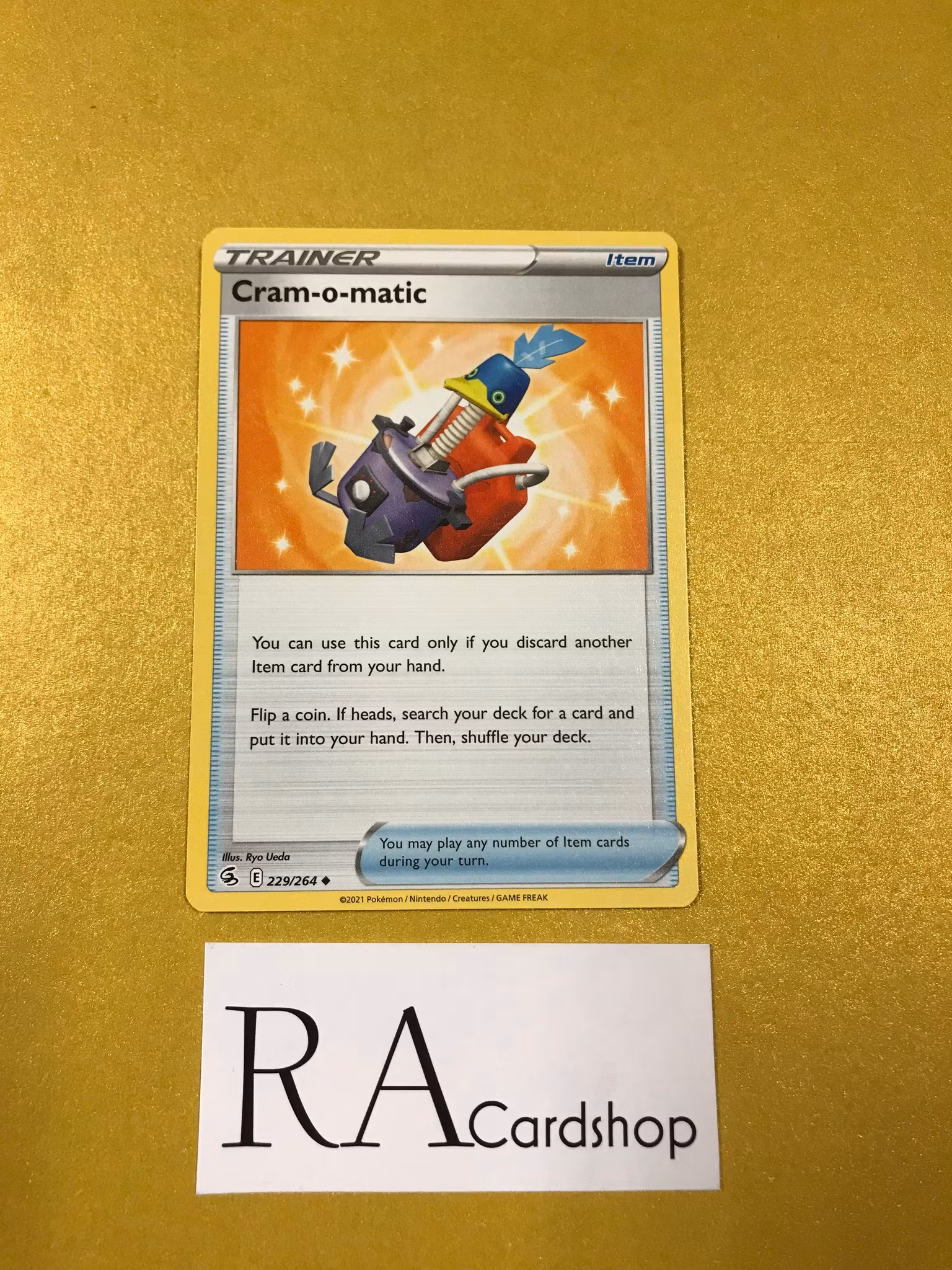 Cram-o-matic Uncommon 229/264 Fusion Strike Pokemon