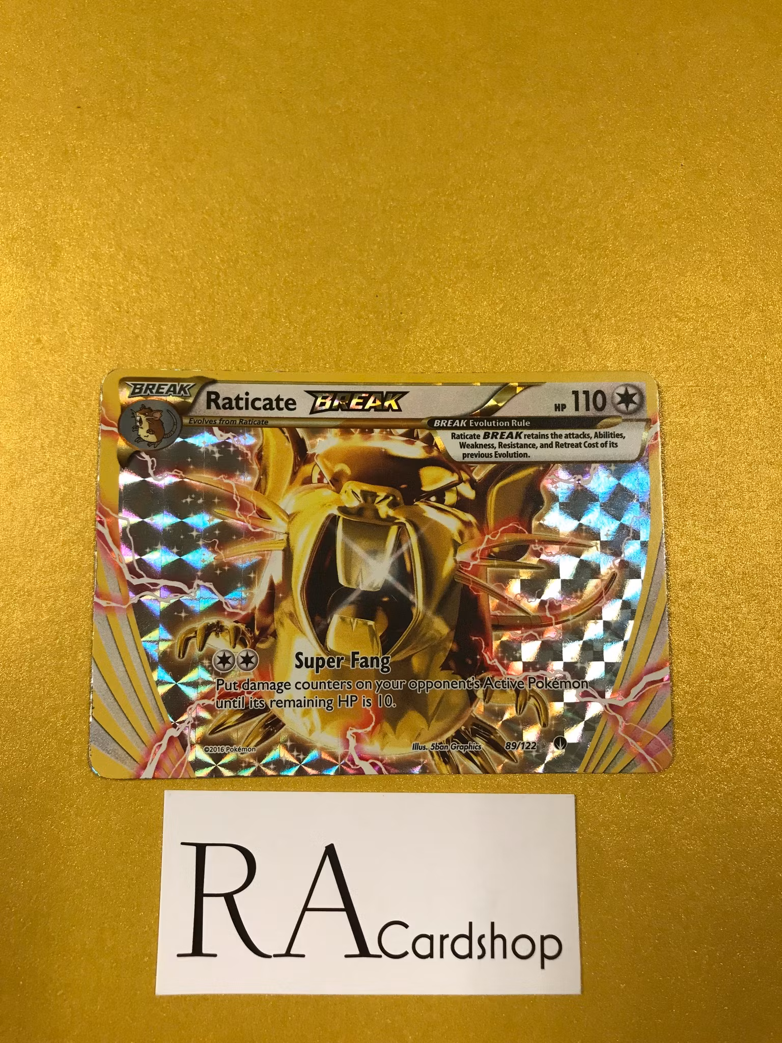 Raticate BREAK Rare 89/122   BREAKpoint Pokemon