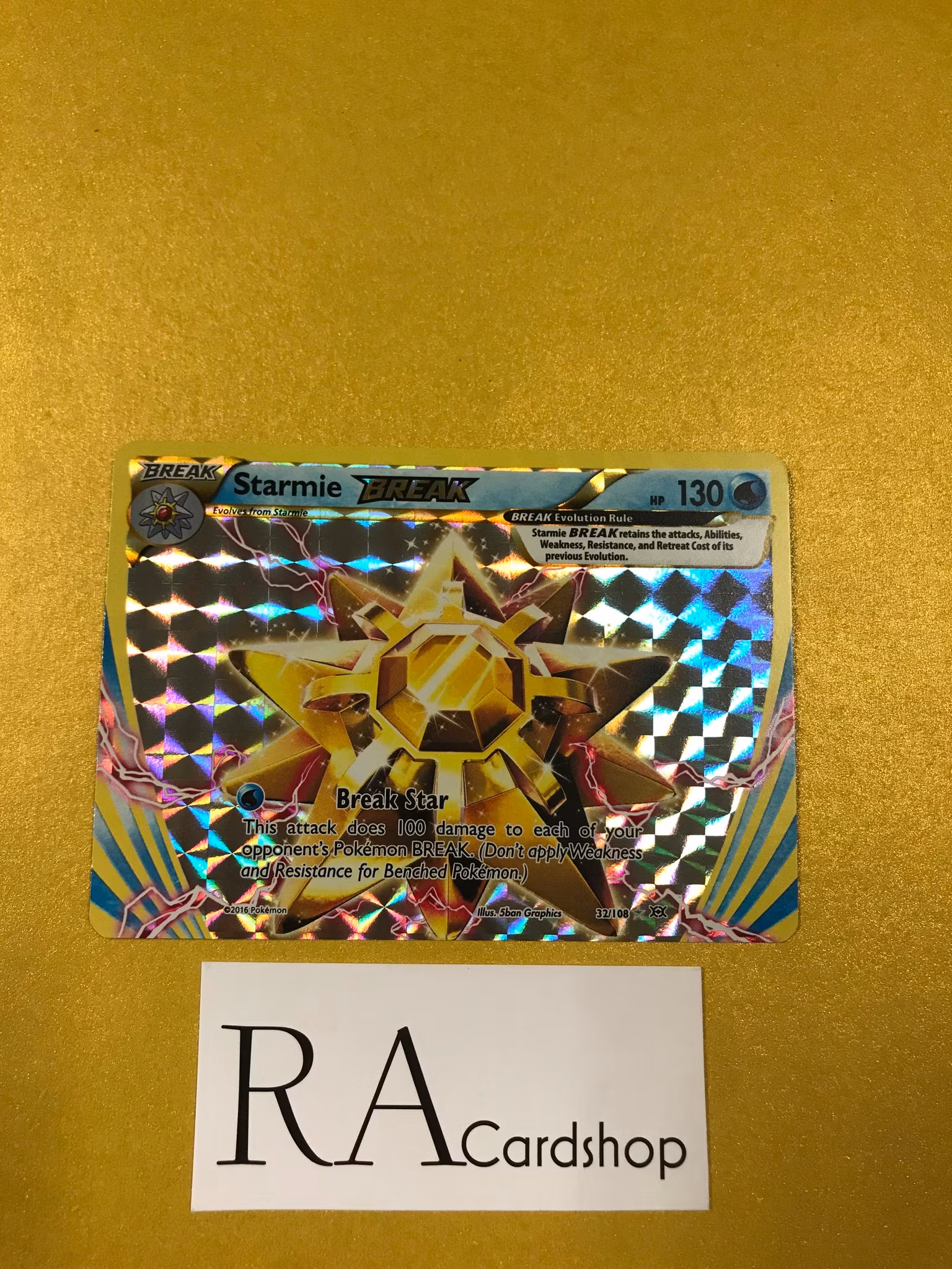 Starmie BREAK Rare 32/108 Evolutins Pokemon