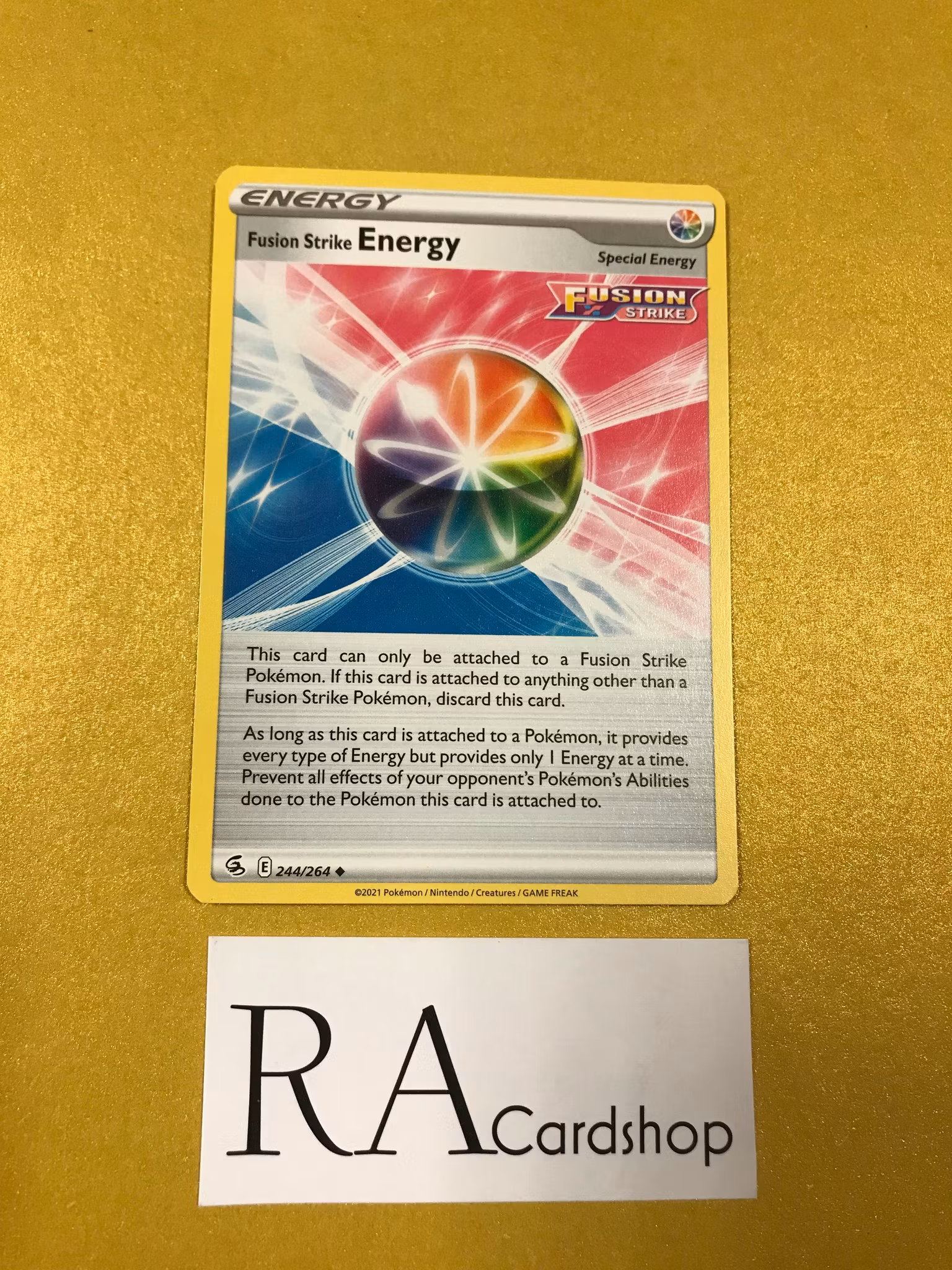 Fusion Strike Energy 244/264 Uncommon Fusion Strike Pokémon