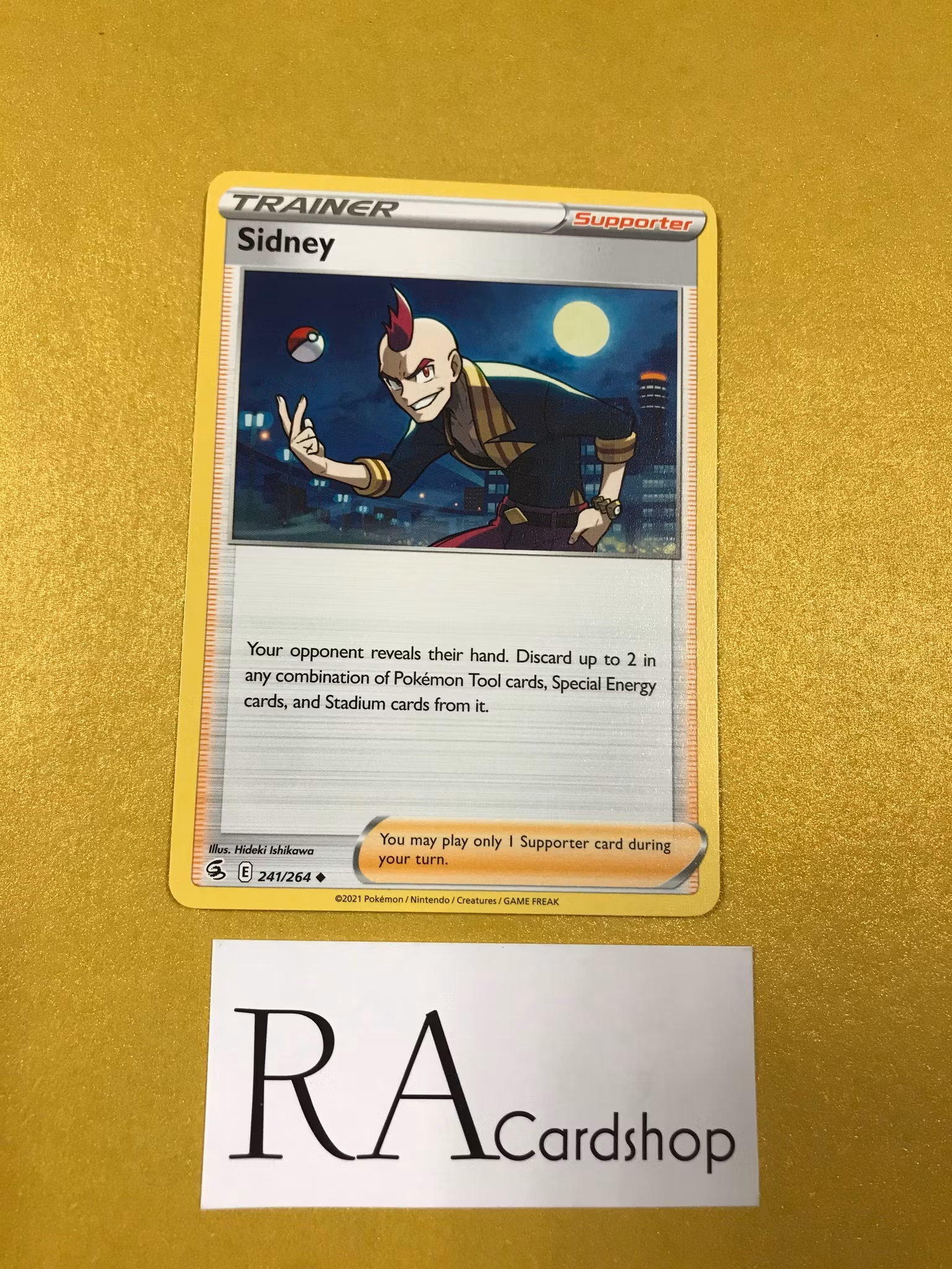 Sidney 241/264 Uncommon Fusion Strike Pokemon