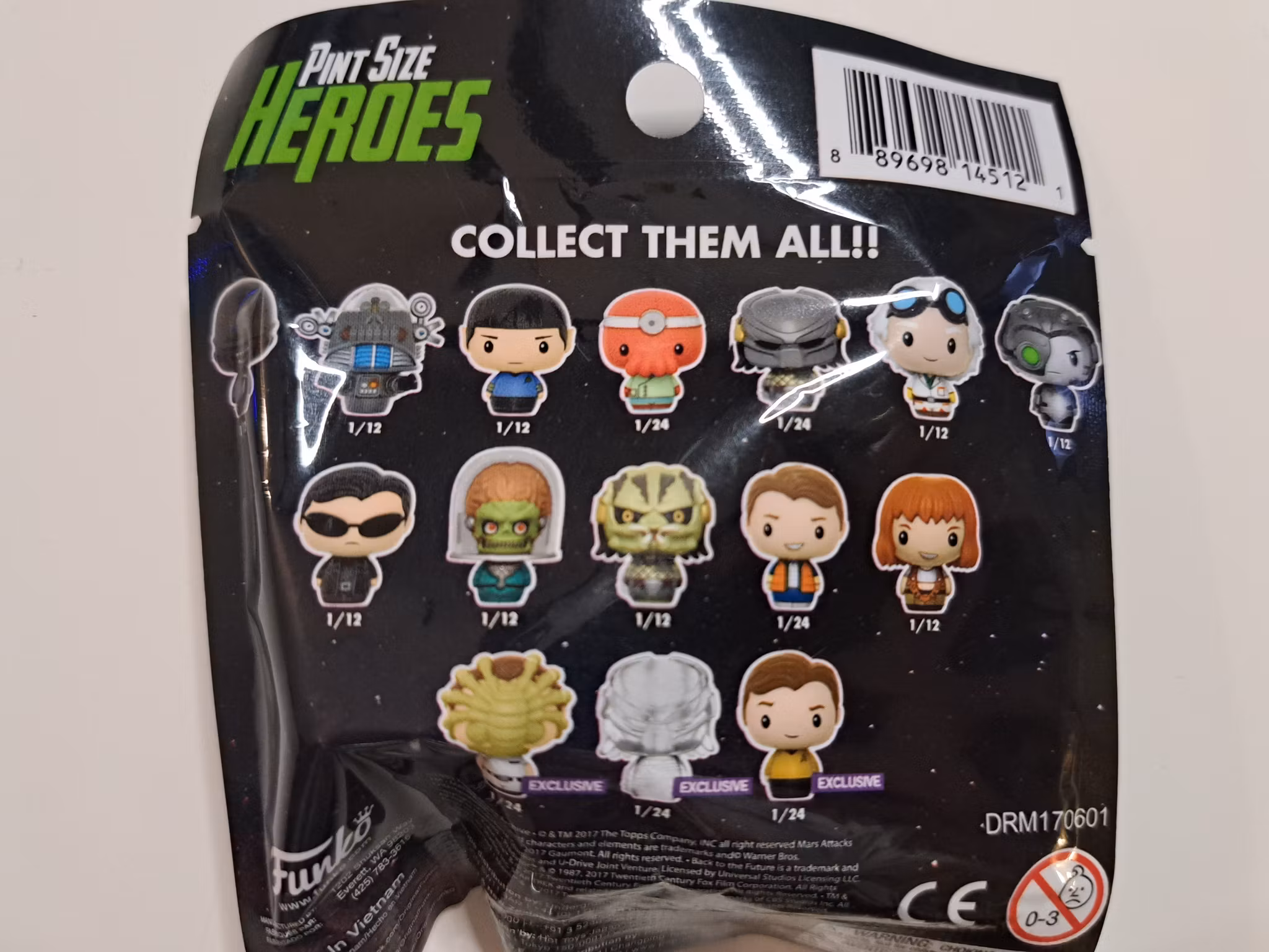 Exclusive Funko Pint Size Heroes Science Fiction