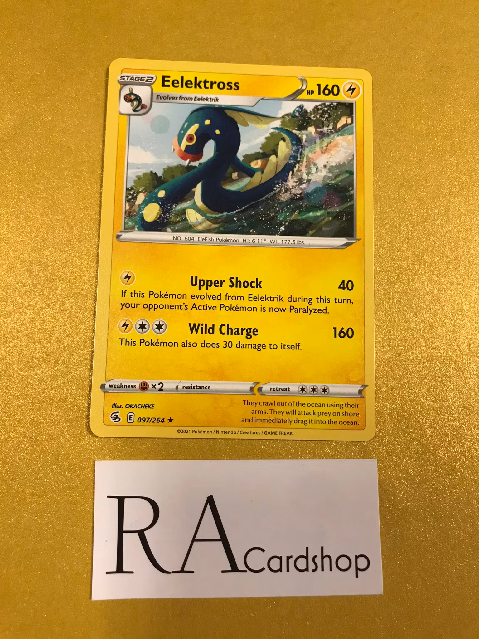 Eelektross Rare 097/264 Fusion Strike Pokemon