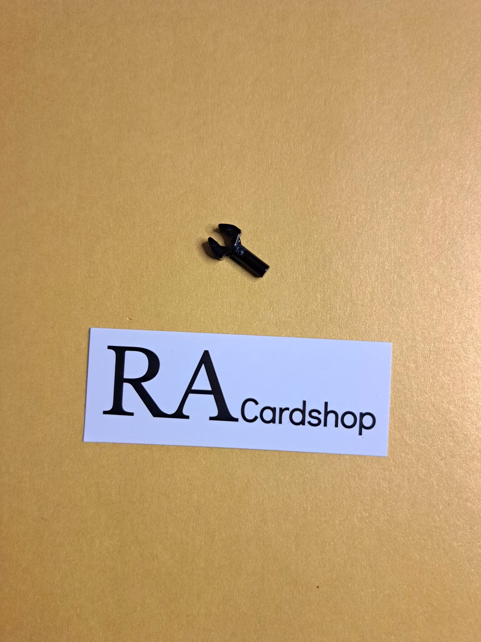 11402g Minifigure, Utensil Tool Open End Wrench - 3-Rib Handle Svart Lego