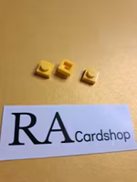 3024 1 x 1 Plate Ljus Gul Lego