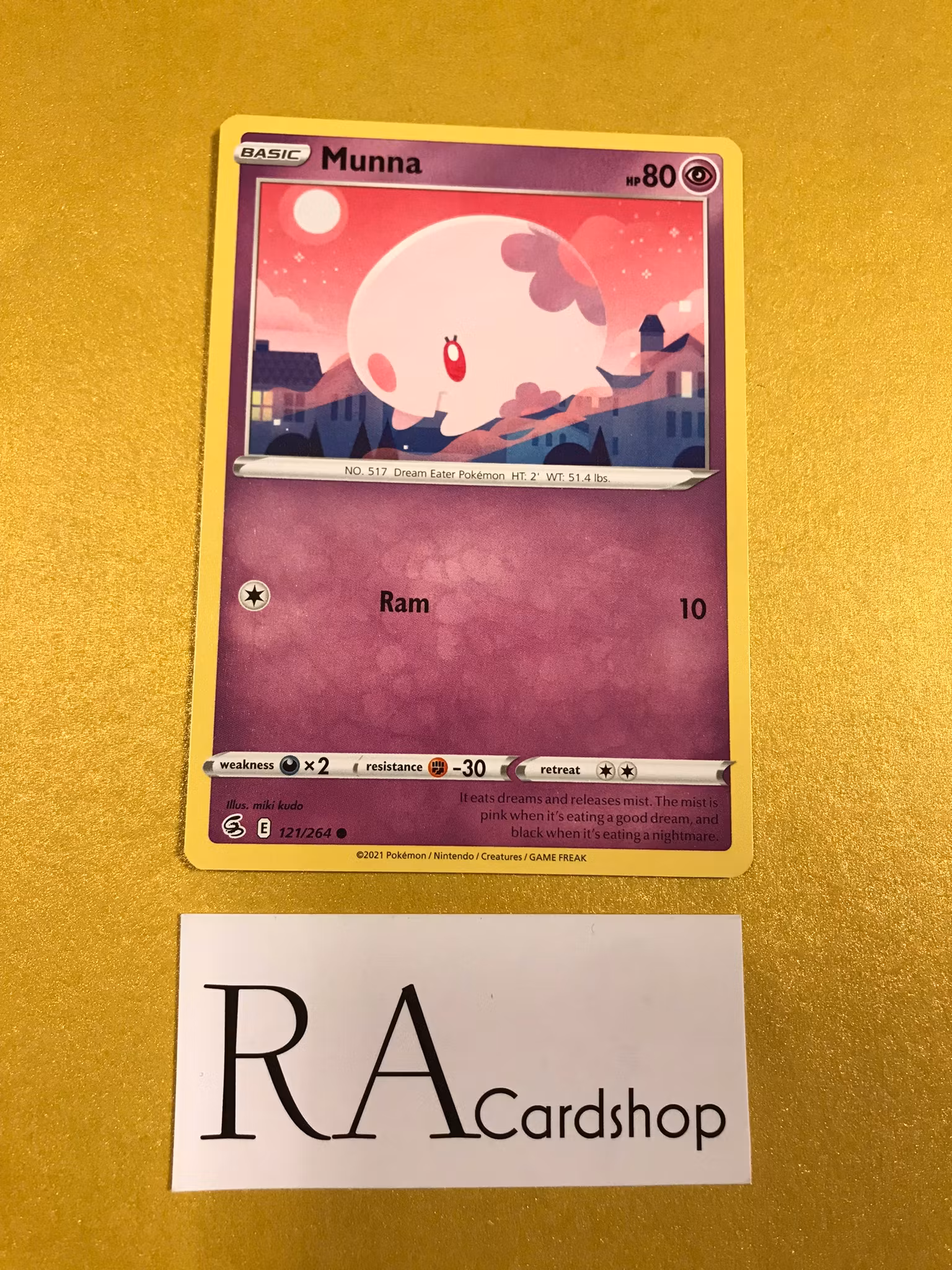 Munna Common 121/264 Fusion Strike Pokemon