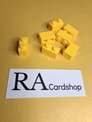 3004 Brick 1 x 2 Gul Lego