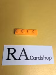 3710 Plate 1 x 4 Orange Lego