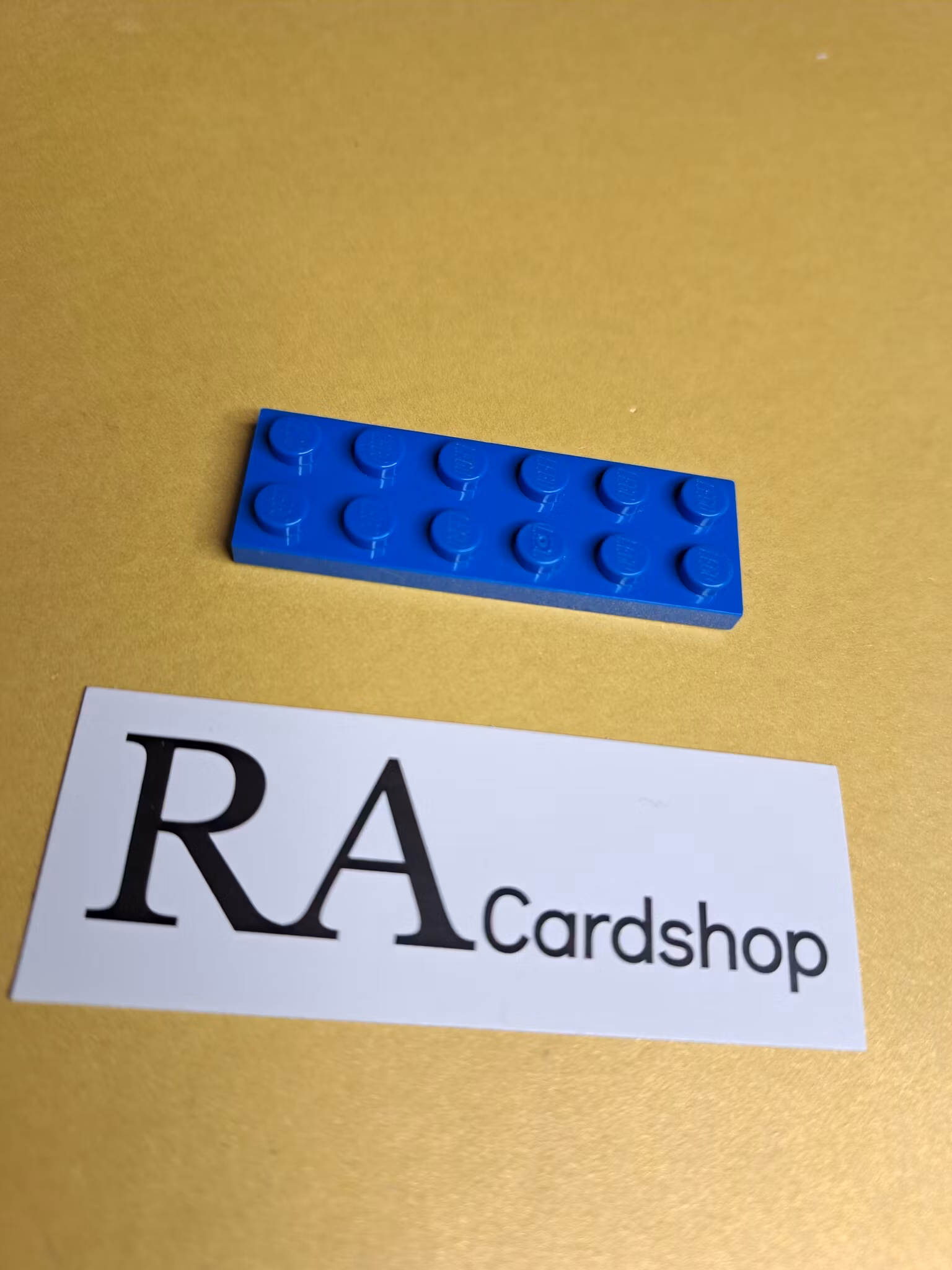 3795 Plate 2 x 6 Blue Lego