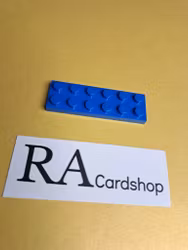 3795 Plate 2 x 6 Blue Lego