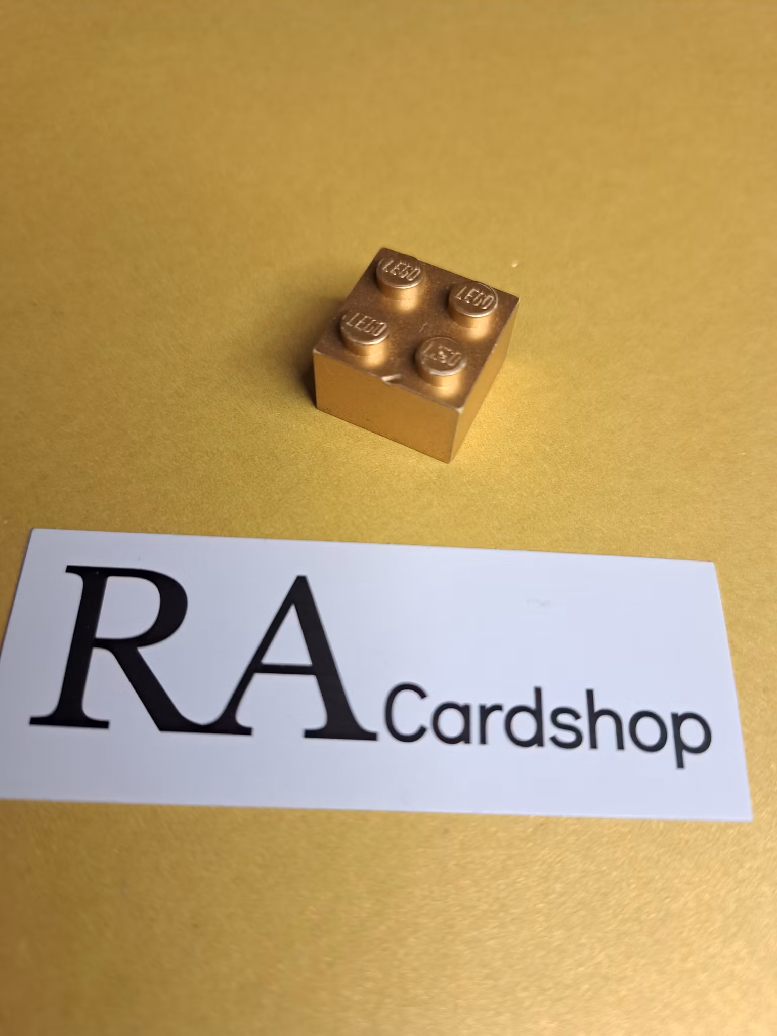 3003 Brick 2 x 2 Metalic Gold Lego