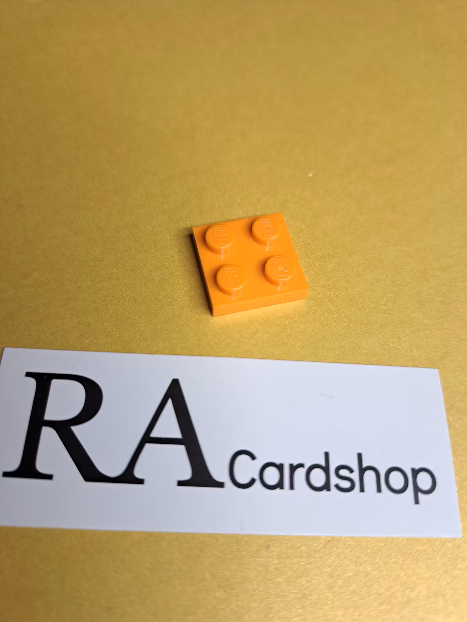 3022 Plate 2 x 2 Orange Lego