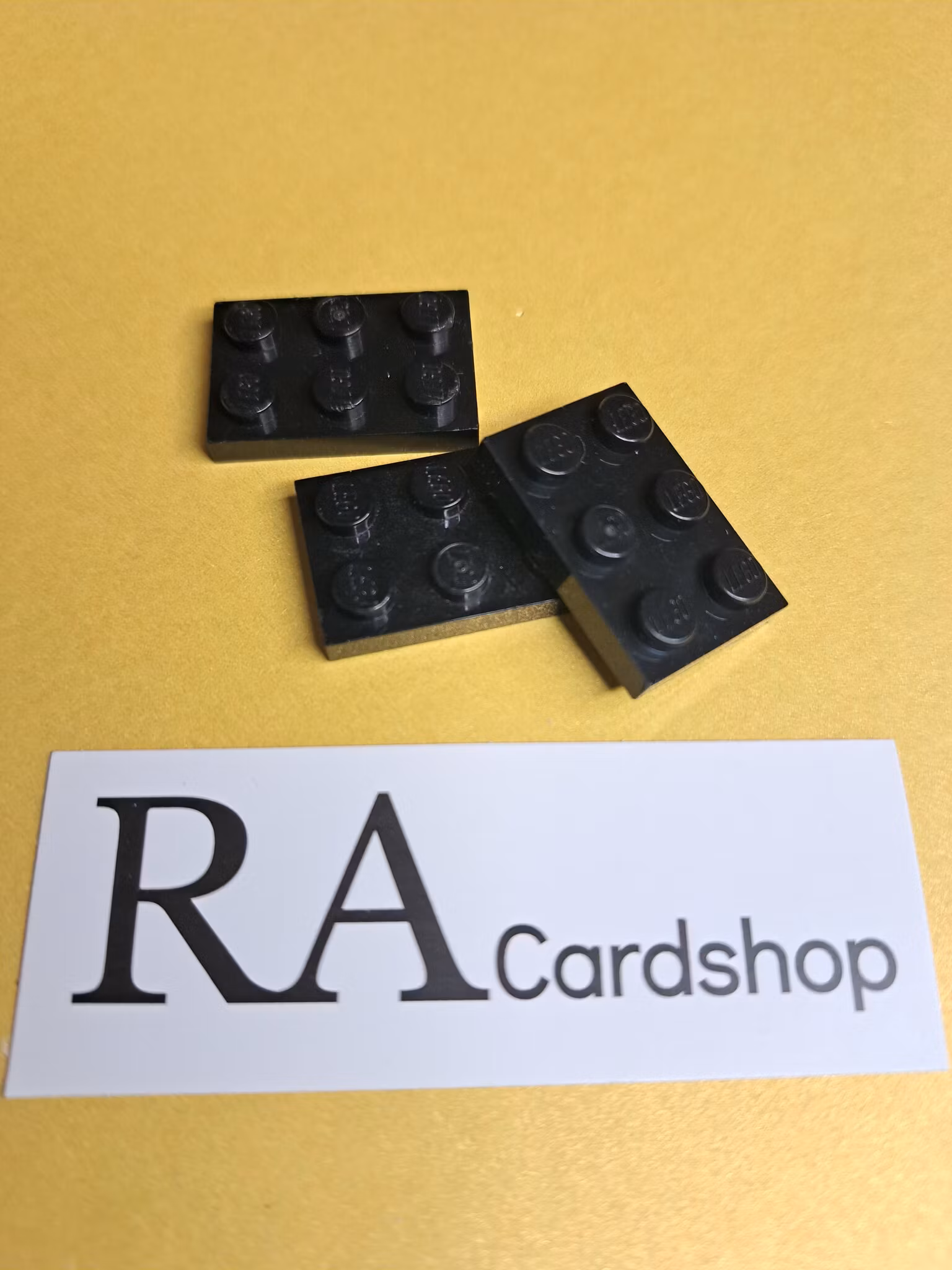 3021 Plate 2 x 3 Svart Lego