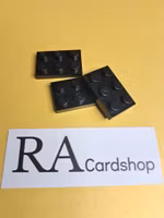 3021 Plate 2 x 3 Svart Lego