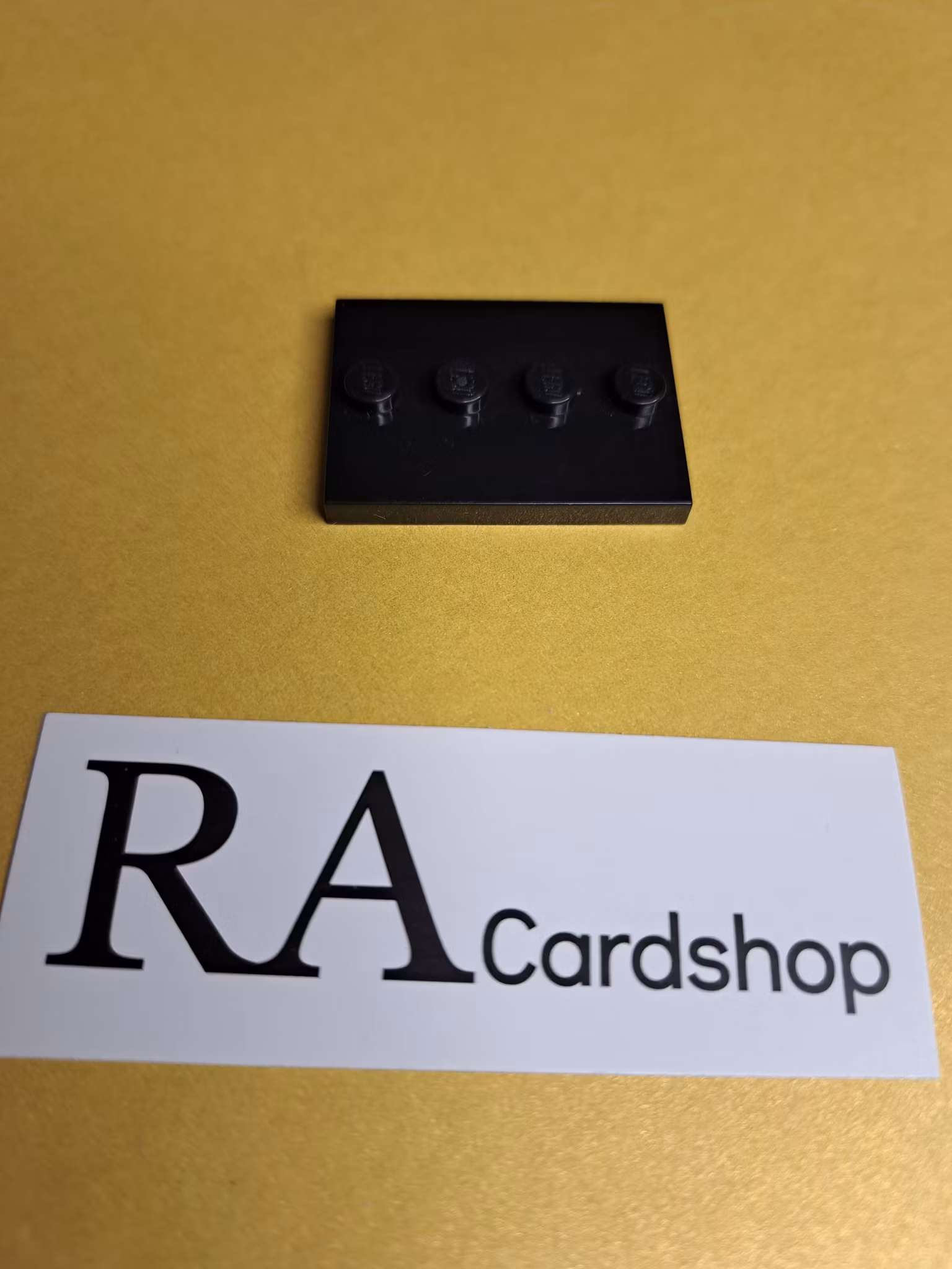 88646 Tile, Modified 3 x 4 with 4 Studs in Center Svart Lego