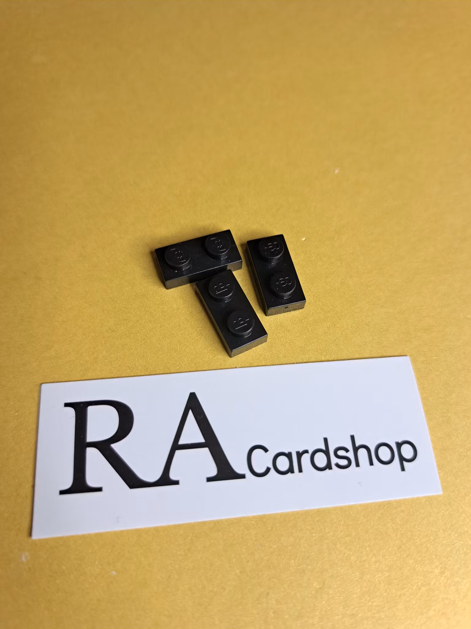 3023 Plate 1 x 2 Svart Lego