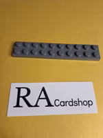 3832 Plate 2 x 10 Grå Lego