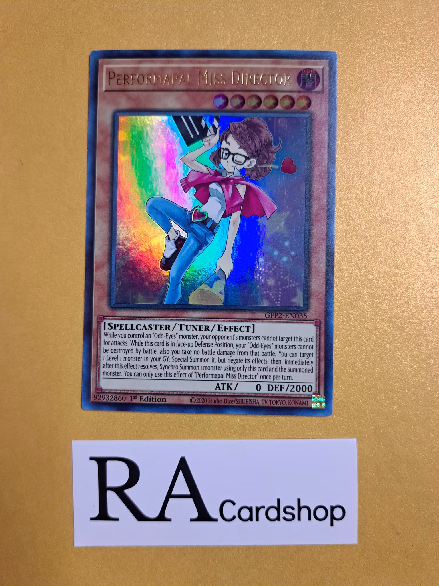 Performapal Miss Director 1st Edition EN035 Ghosts From the Past: The 2nd Haunting GFP2 Yu-Gi-Oh