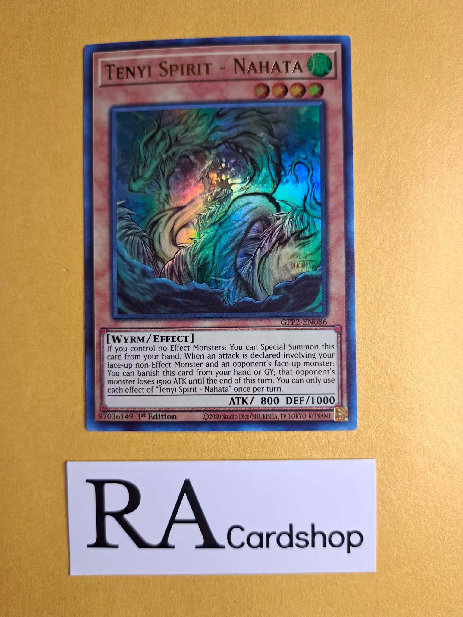 Tenyi Spirit - Nahata 1st Edition EN086 Ghosts From the Past: The 2nd Haunting GFP2 Yu-Gi-Oh