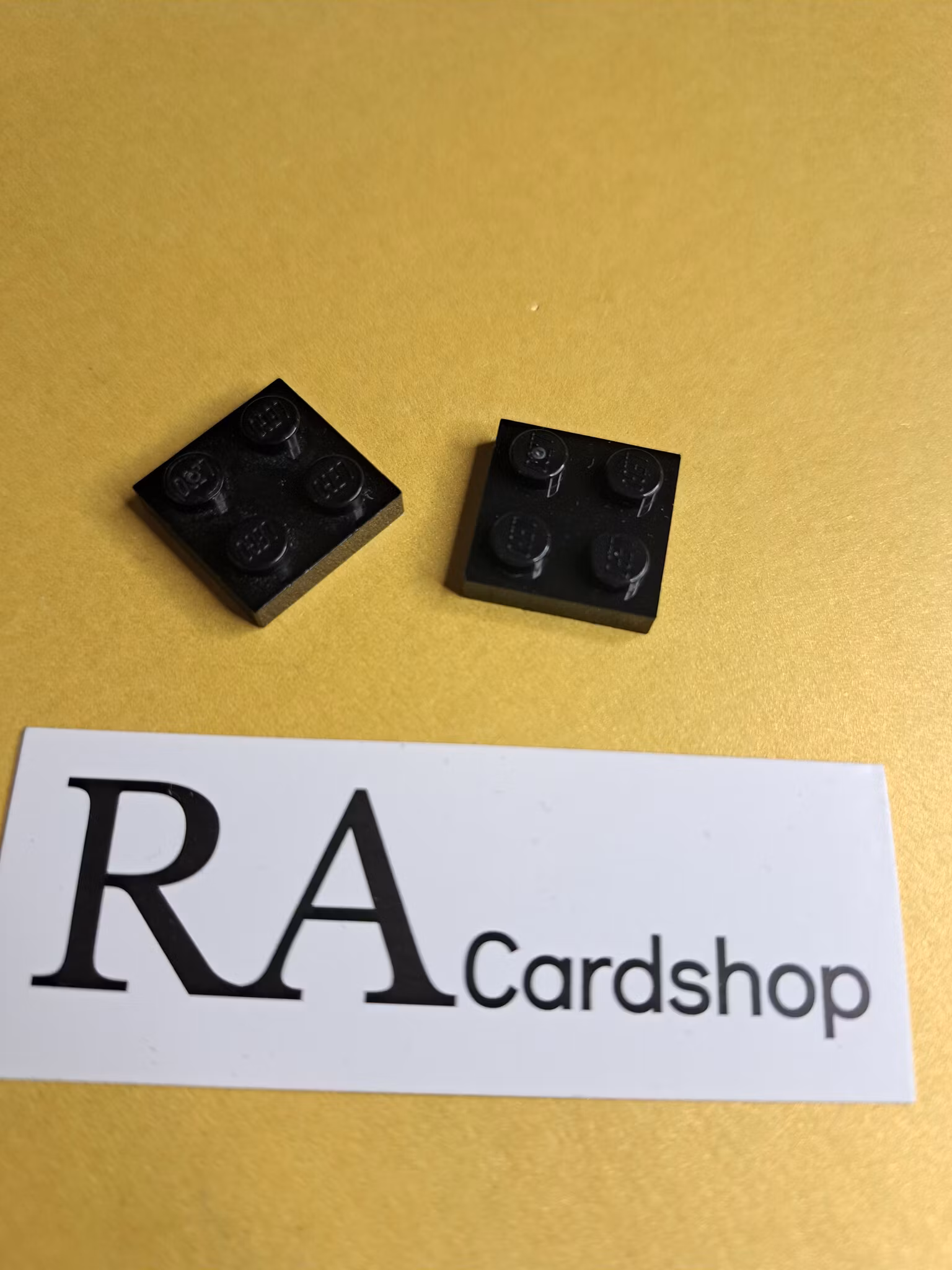 3022 Plate 2 x 2 Svart Lego