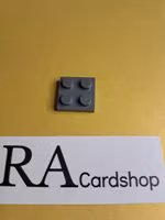 3022 Plate 2 x 2 Grå Lego