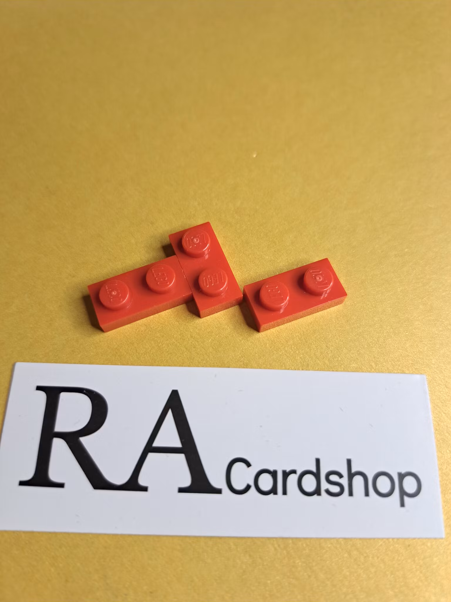 3023 Plate 1 x 2 Röd Lego