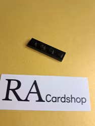 3710 Plate 1 x 4 Svart Lego