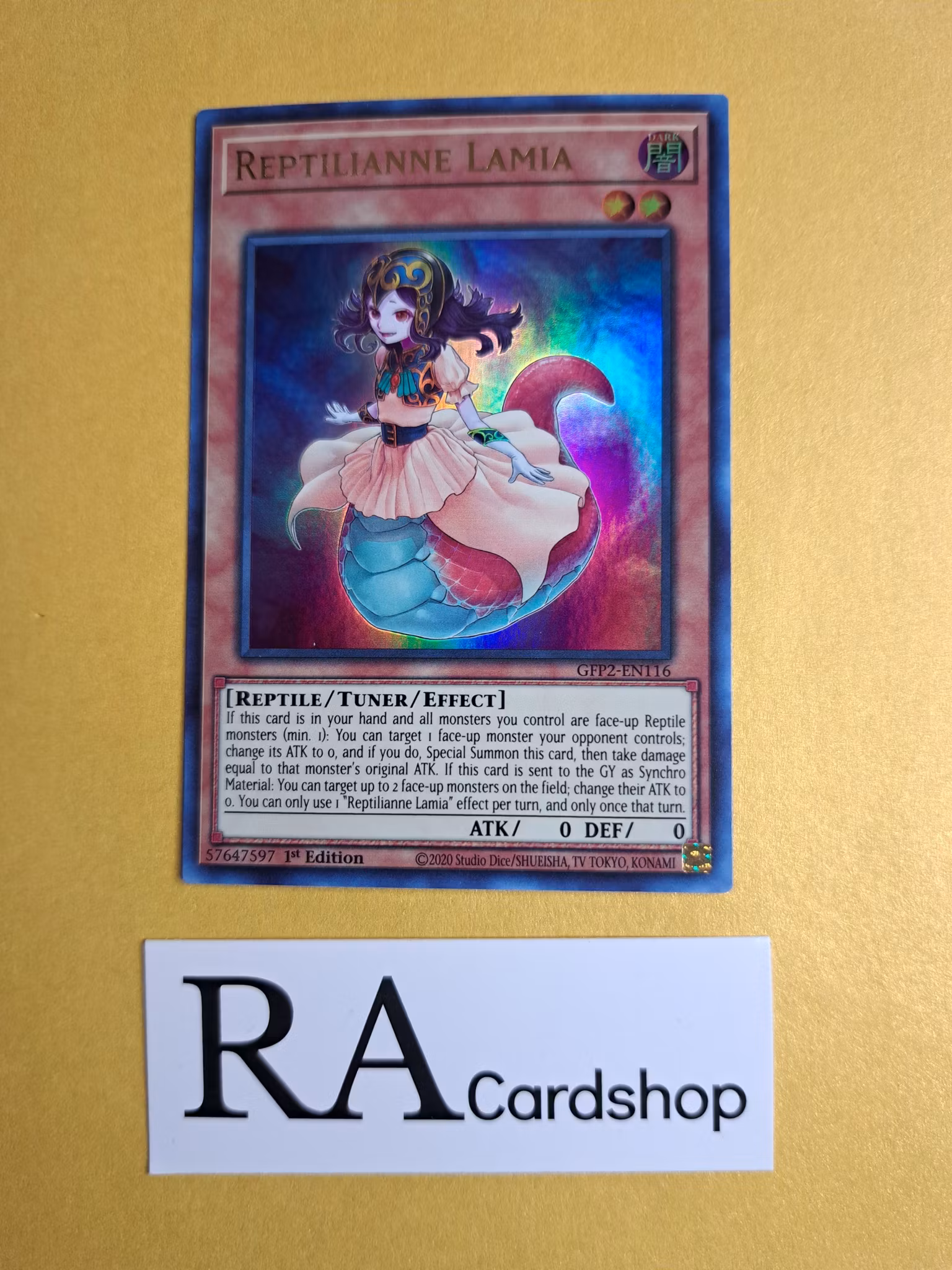Reptilianne Lamia 1st Edition EN116 Ghosts From the Past: The 2nd Haunting GFP2 Yu-Gi-Oh