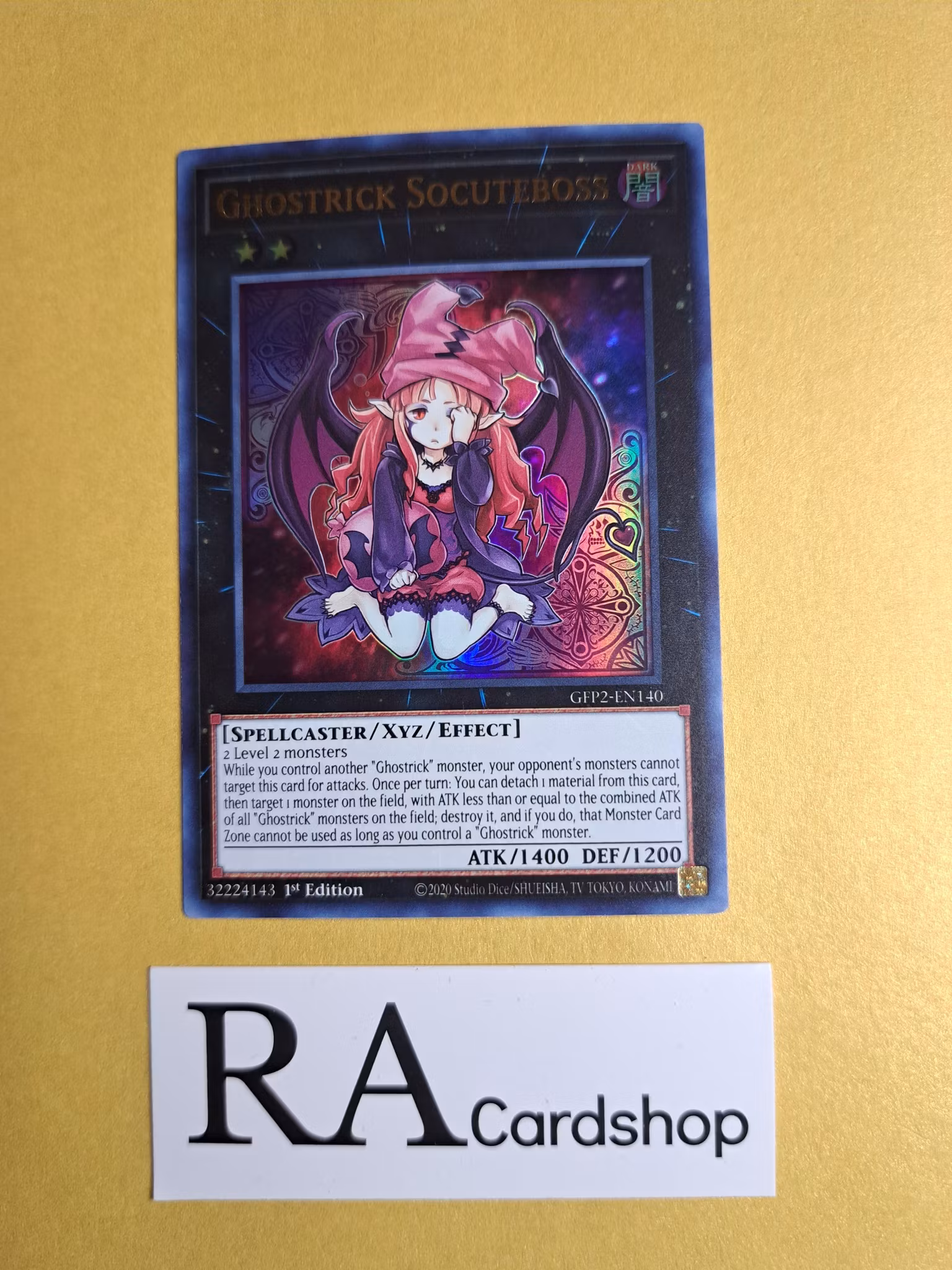 Ghostrick Socuteboss 1st Edition EN140 Ghosts From the Past: The 2nd Haunting GFP2 Yu-Gi-Oh