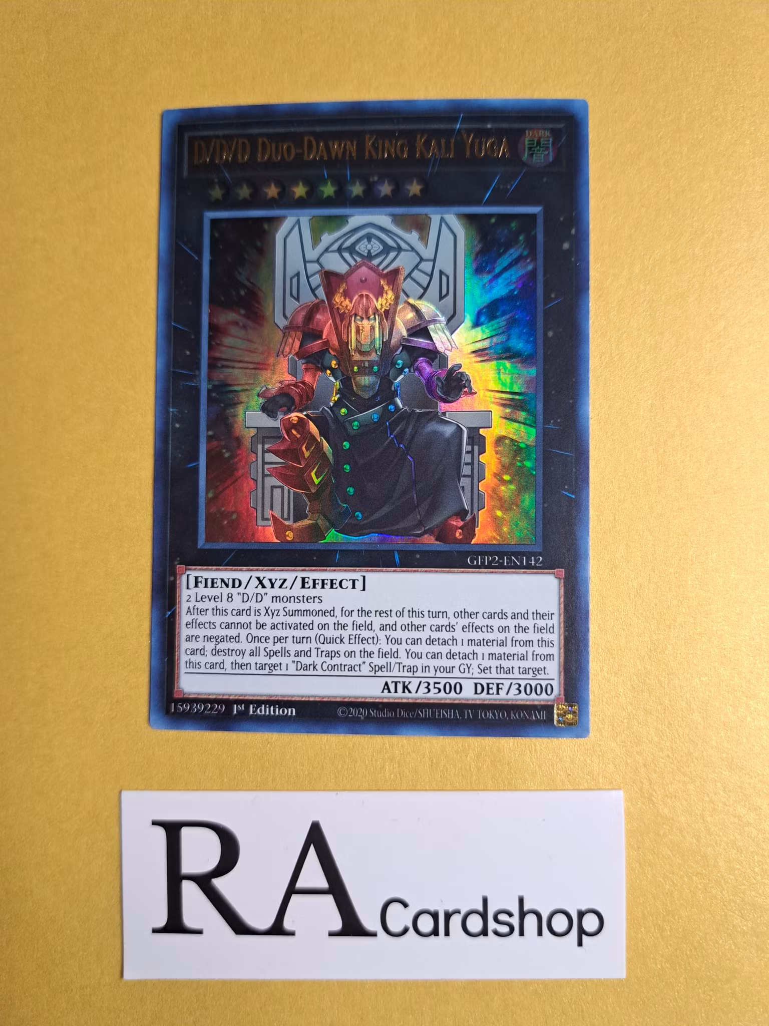 D/D/D Duo-Dawn King Kali Yuga 1st Edition EN142 Ghosts From the Past: The 2nd Haunting GFP2 Yu-Gi-Oh