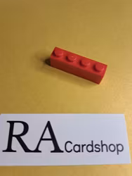 3010 Brick 1 x 4 Röd Lego